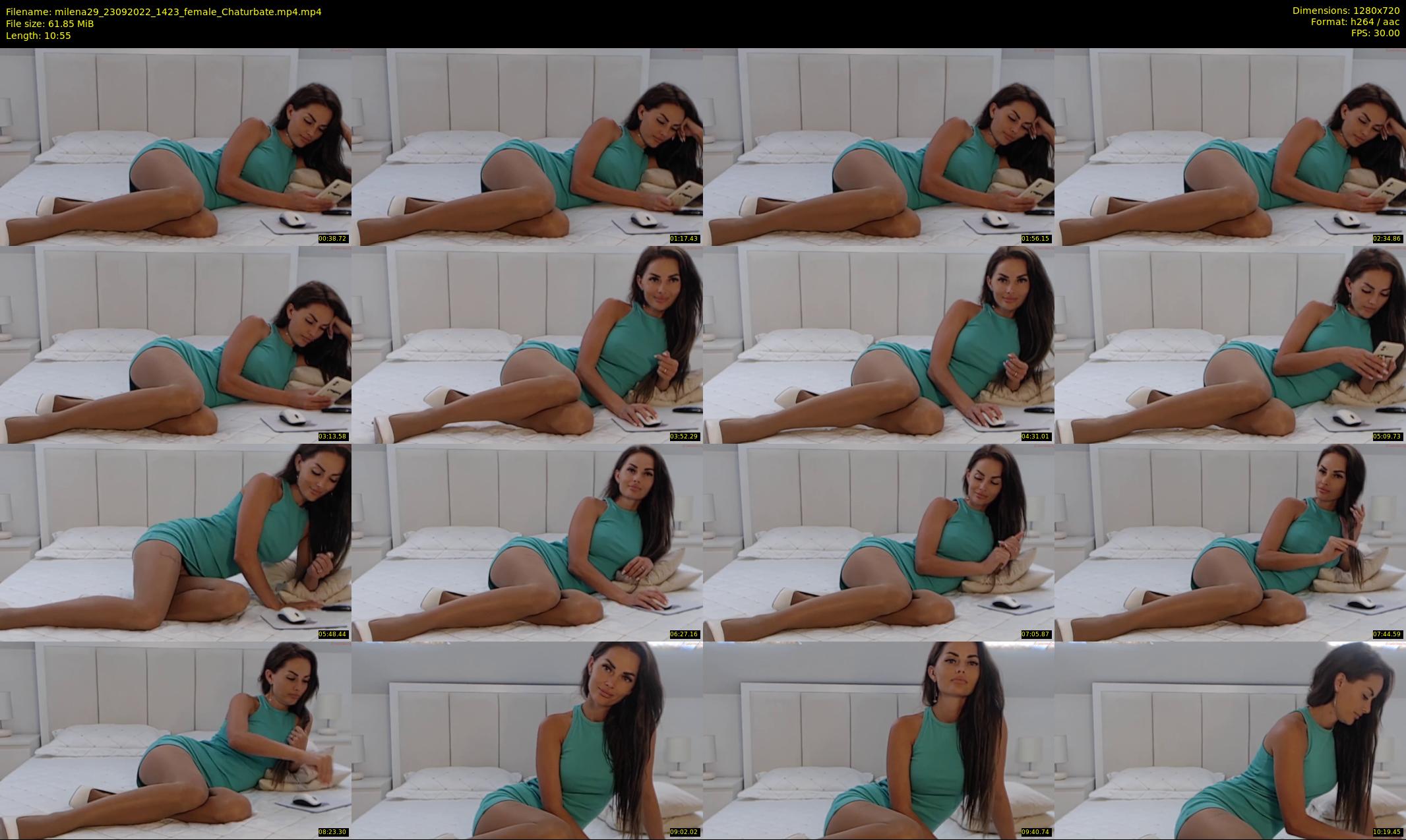 milena29 — 11 minute Chaturbate female cam show recording, 720p, Sep 23, 2022
