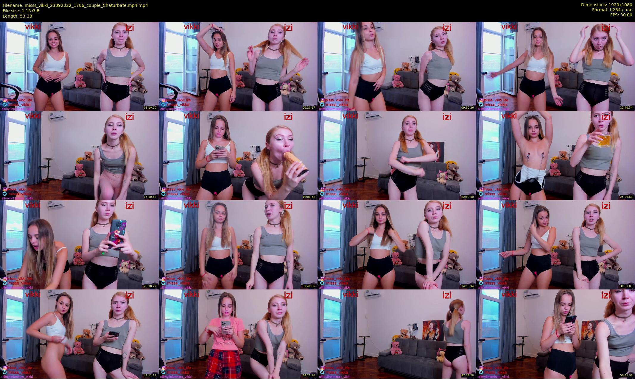 misss_vikki — 54 minute Chaturbate female cam show recording, 1080p, Sep 23, 2022