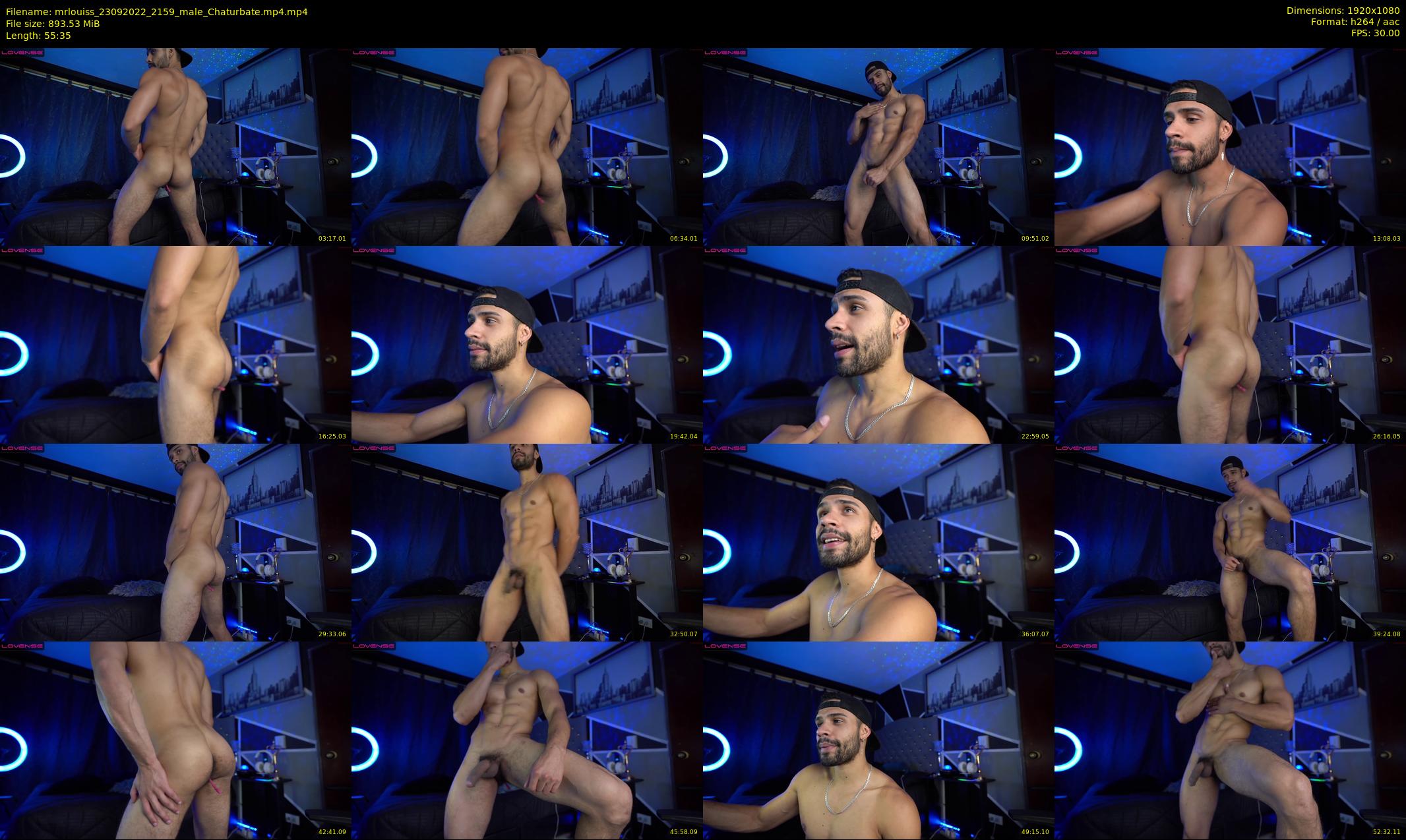 mrlouiss — 56 minute Chaturbate male cam show recording, 1080p, Sep 23, 2022