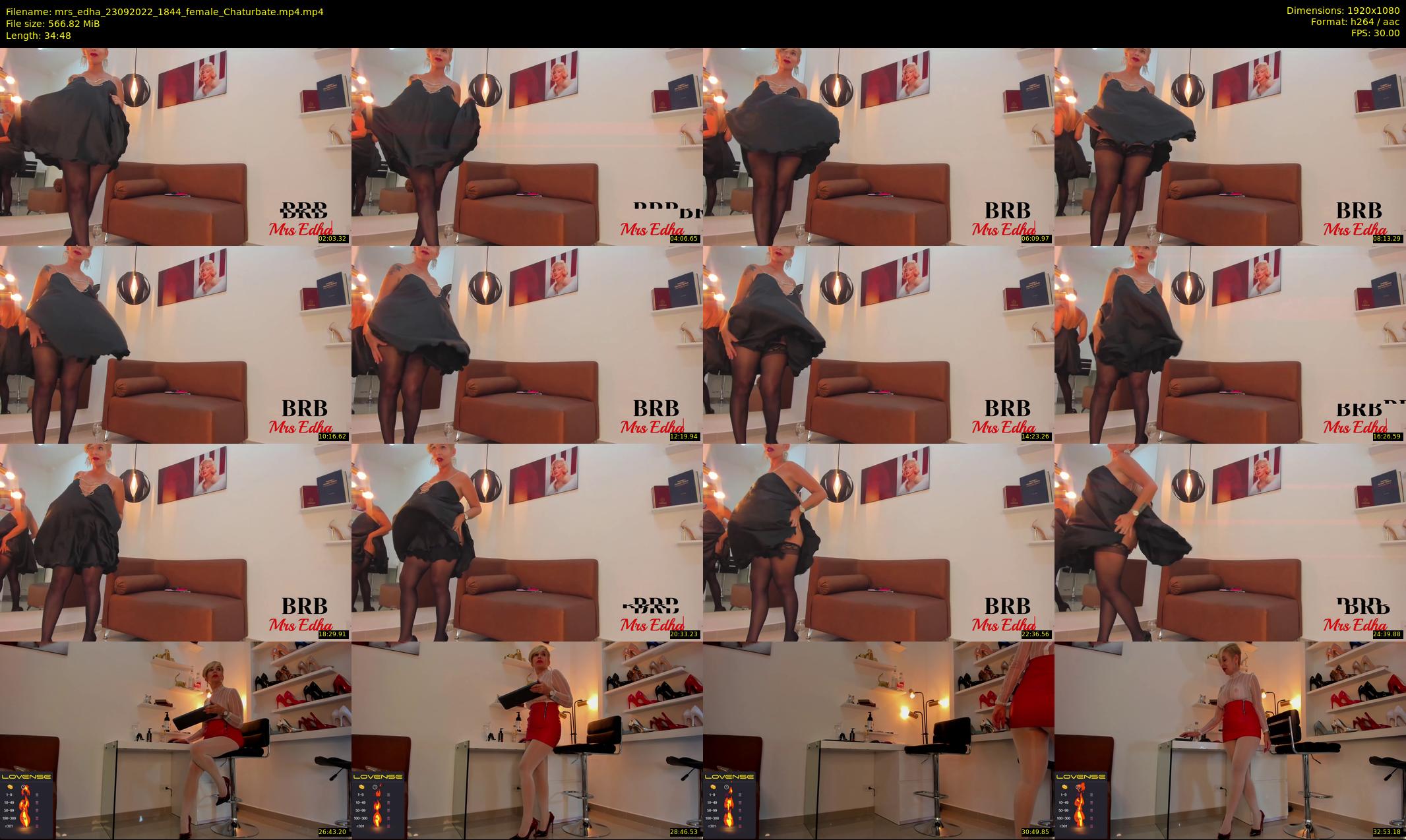mrs_edha — 35 minute Chaturbate female cam show recording, 1080p, Sep 23, 2022