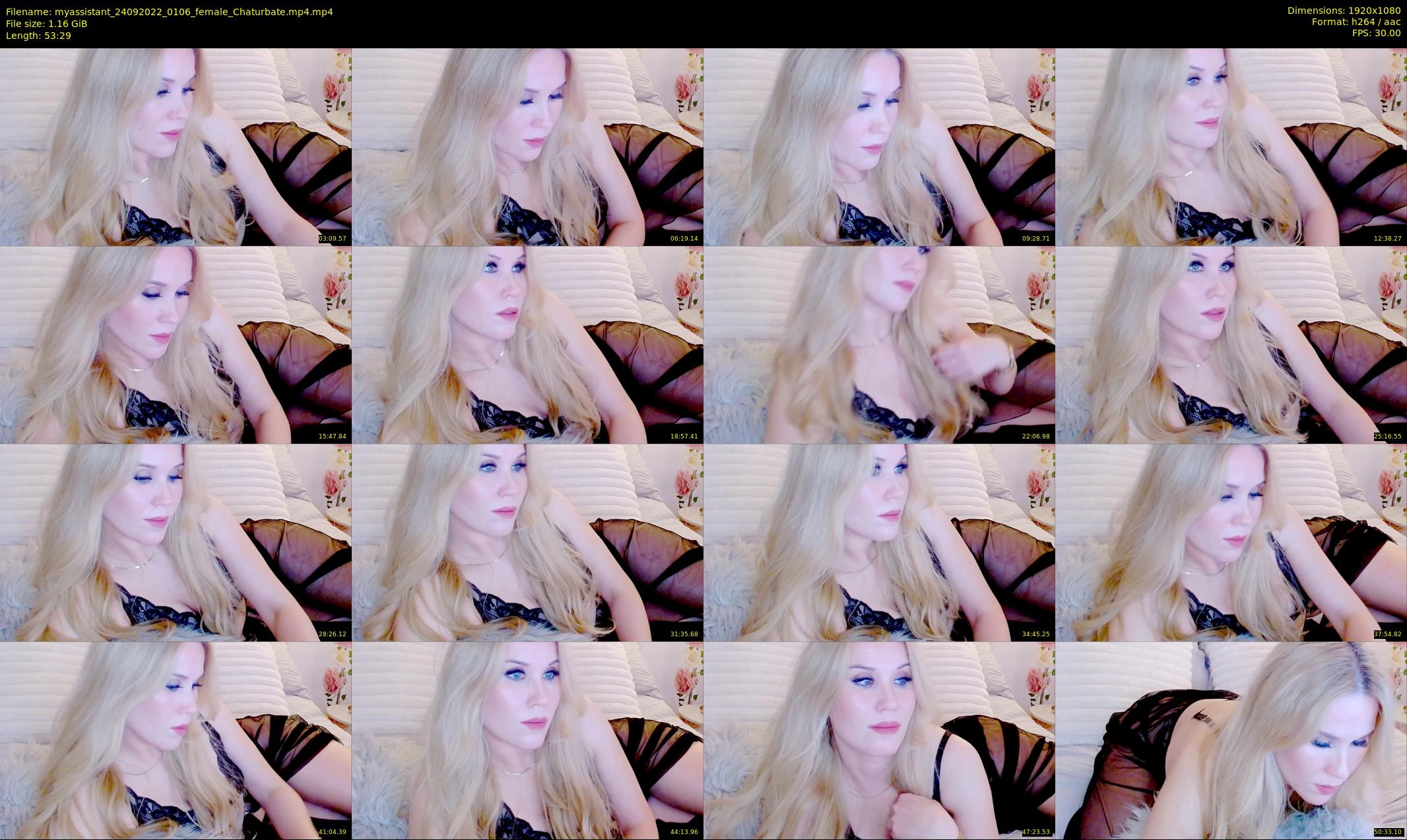 myassistant — 54 minute Chaturbate female cam show recording, 1080p, Sep 24, 2022