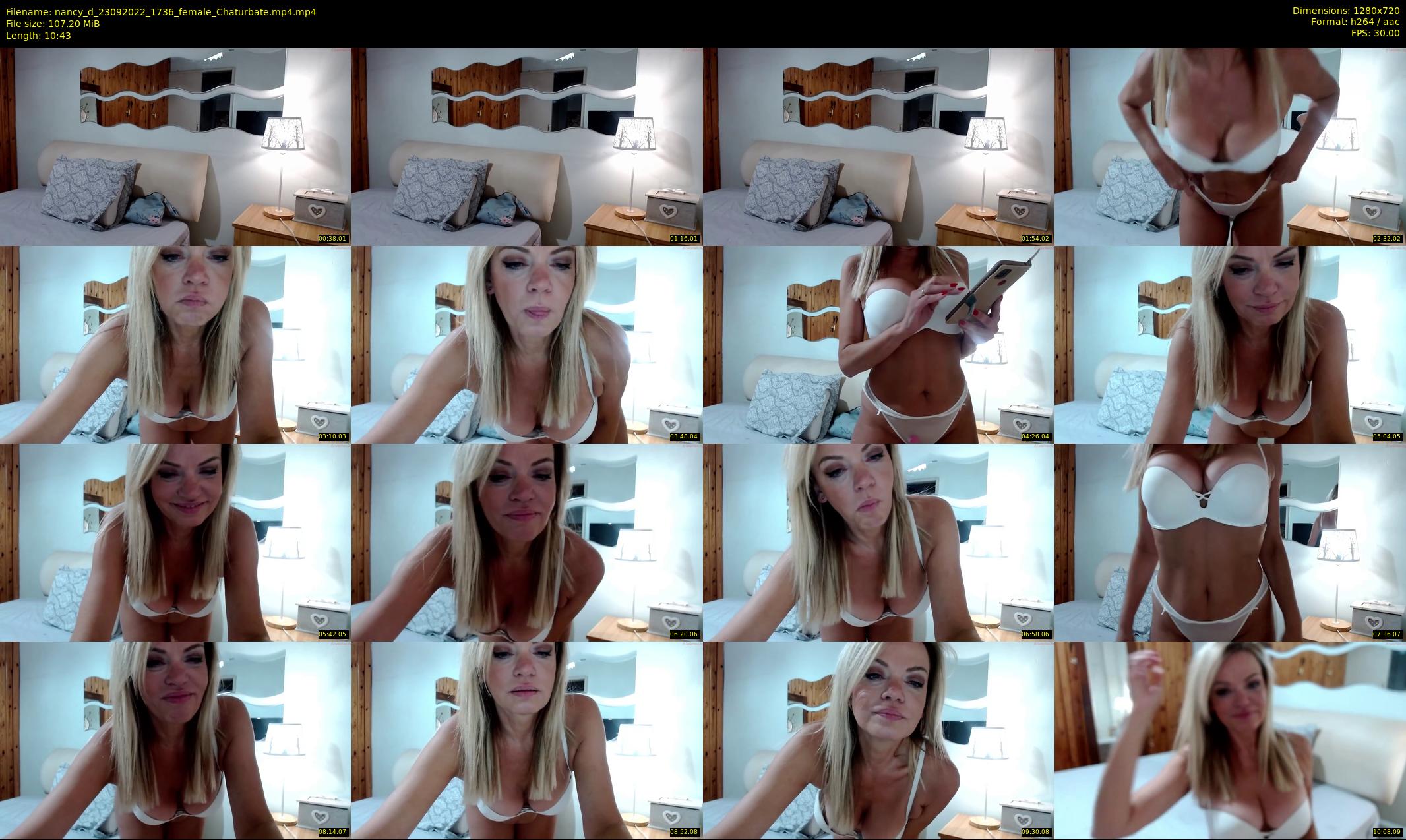nancy_d — 11 minute Chaturbate female cam show recording, 720p, Sep 23, 2022