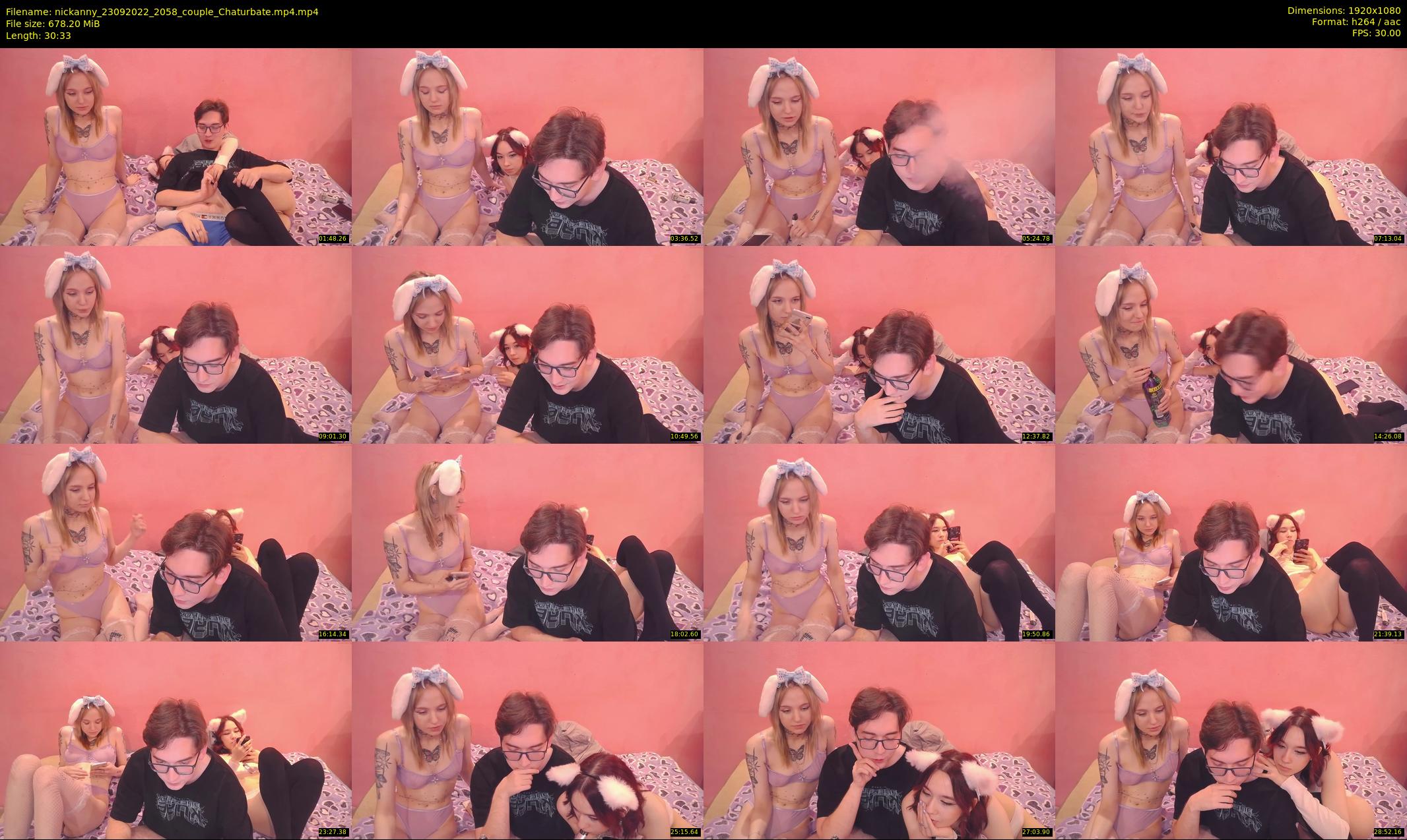 nickanny — 31 minute Chaturbate couple cam show recording, 1080p, Sep 23, 2022