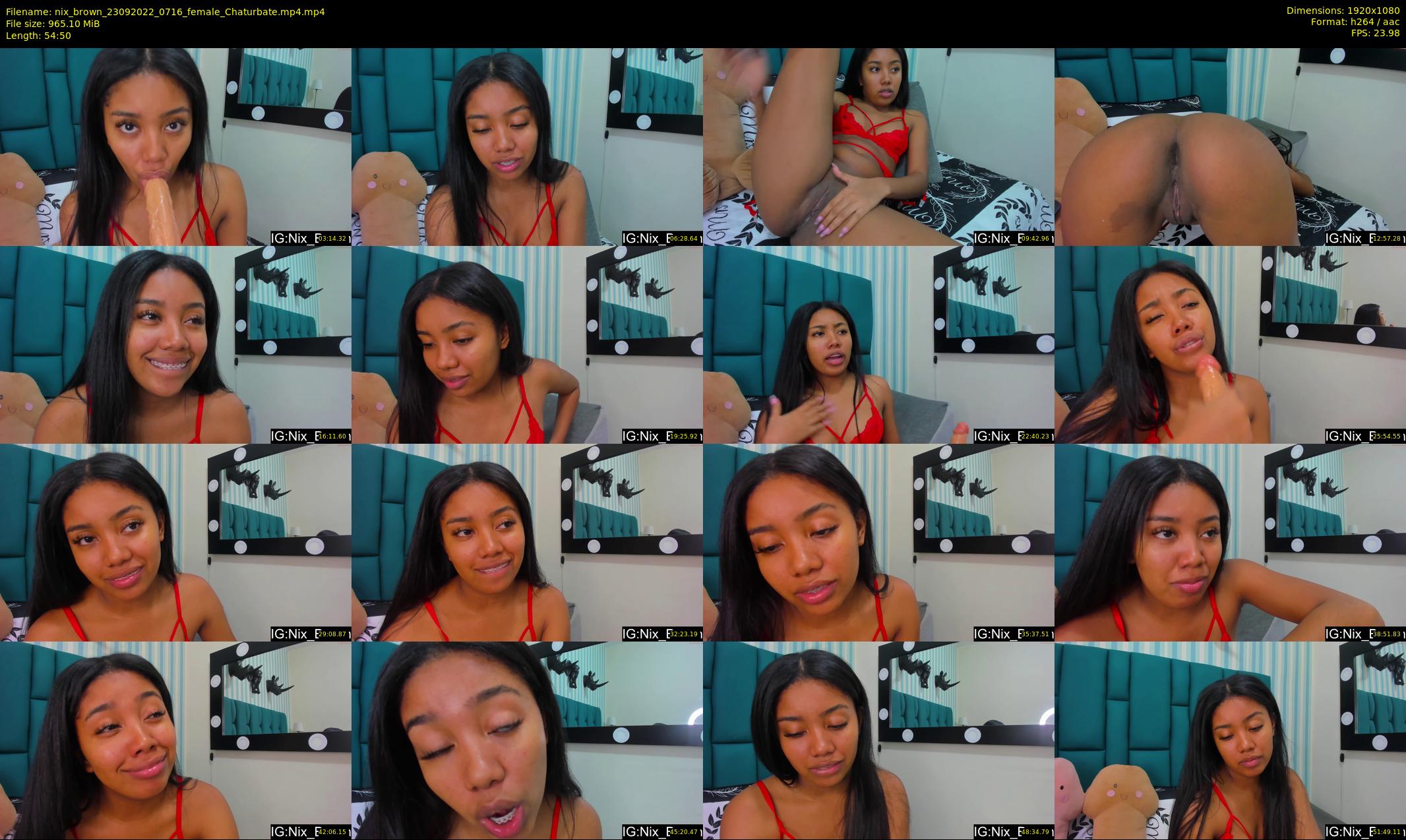 nix_brown — 55 minute Chaturbate female cam show recording, 1080p, Sep 23, 2022