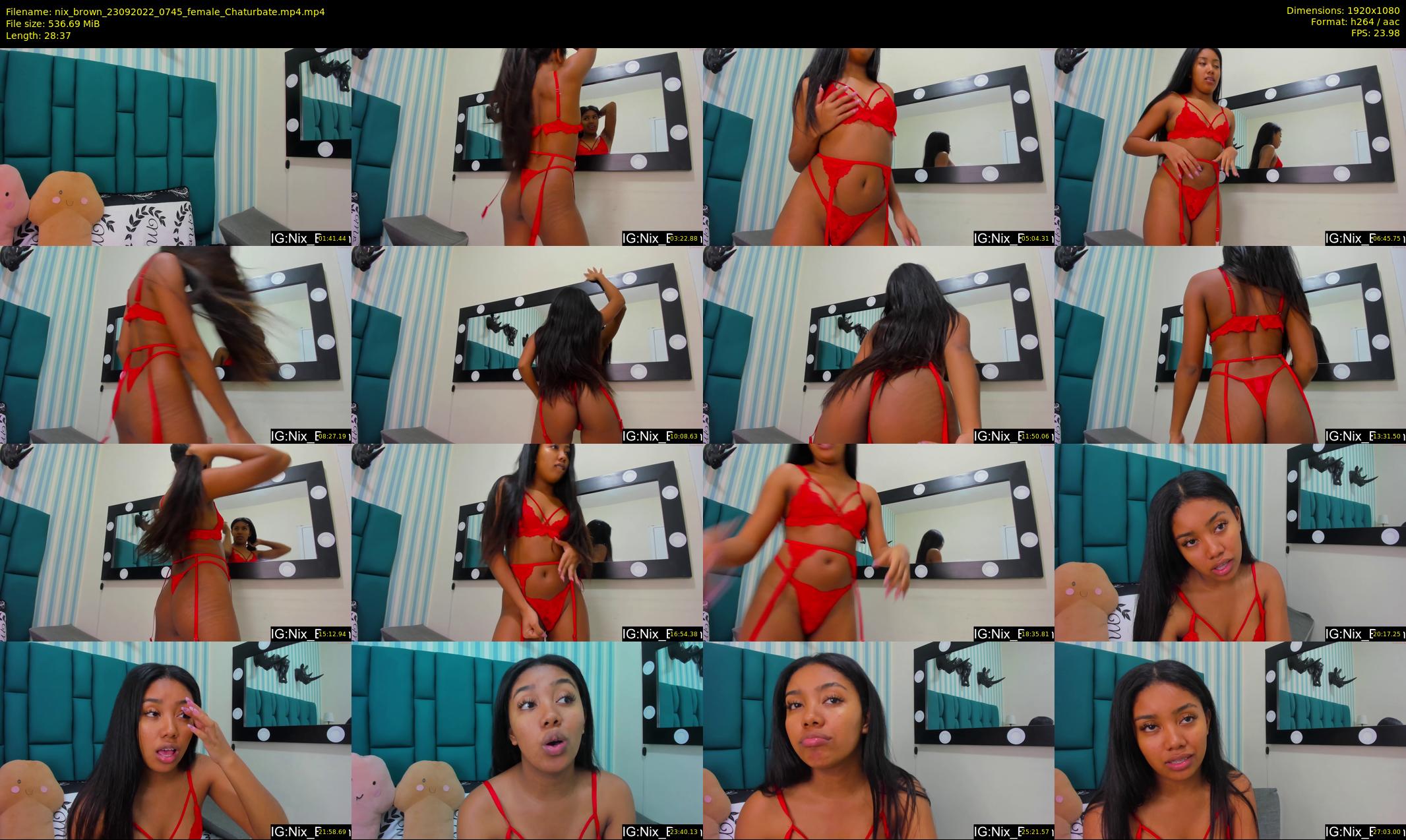 nix_brown — 29 minute Chaturbate female cam show recording, 1080p, Sep 23, 2022