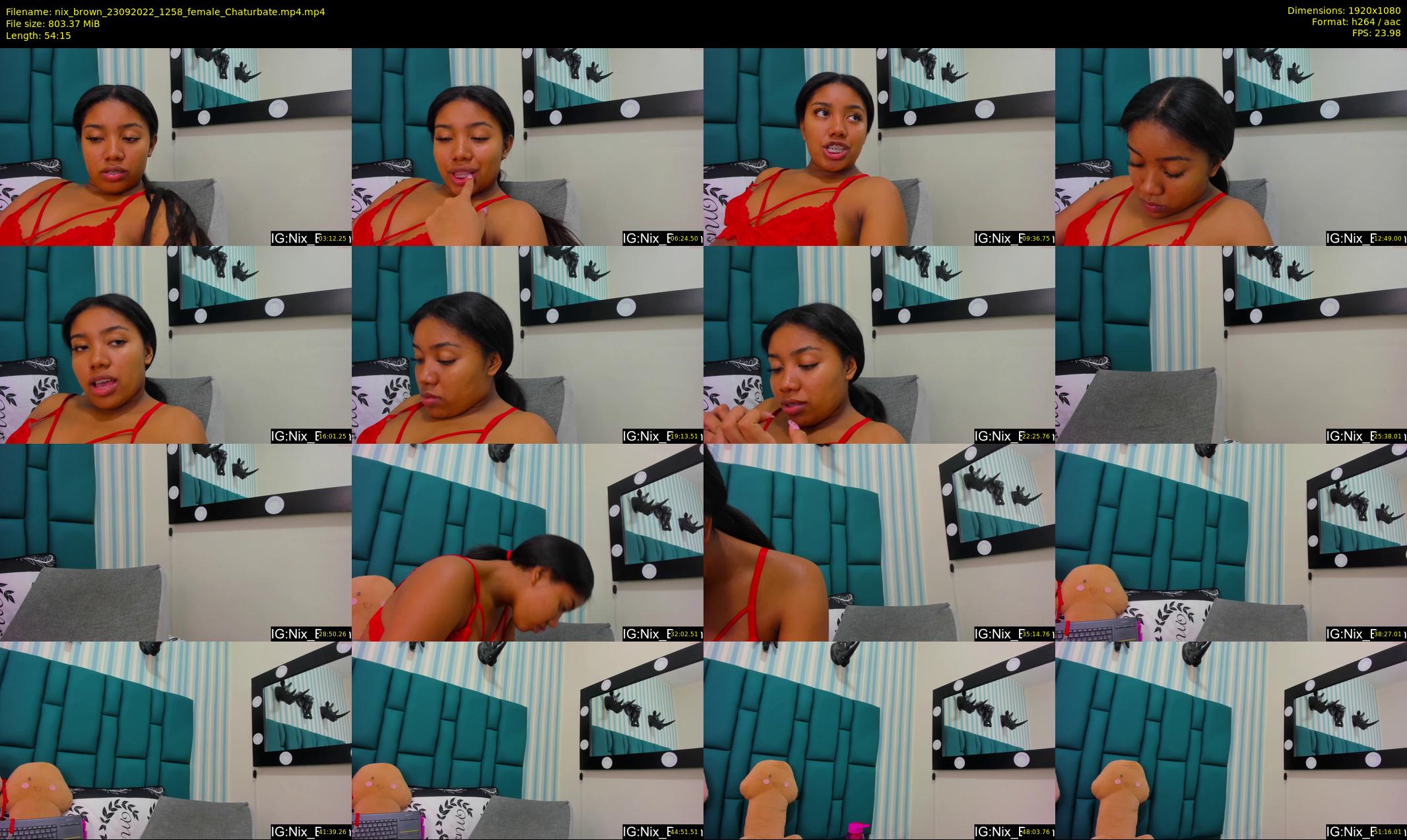 nix_brown — 55 minute Chaturbate female cam show recording, 1080p, Sep 23, 2022