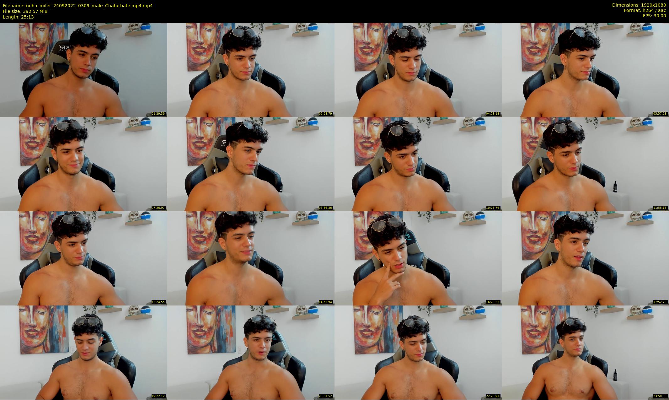 noha_miler — 26 minute Chaturbate male cam show recording, 1080p, Sep 24, 2022