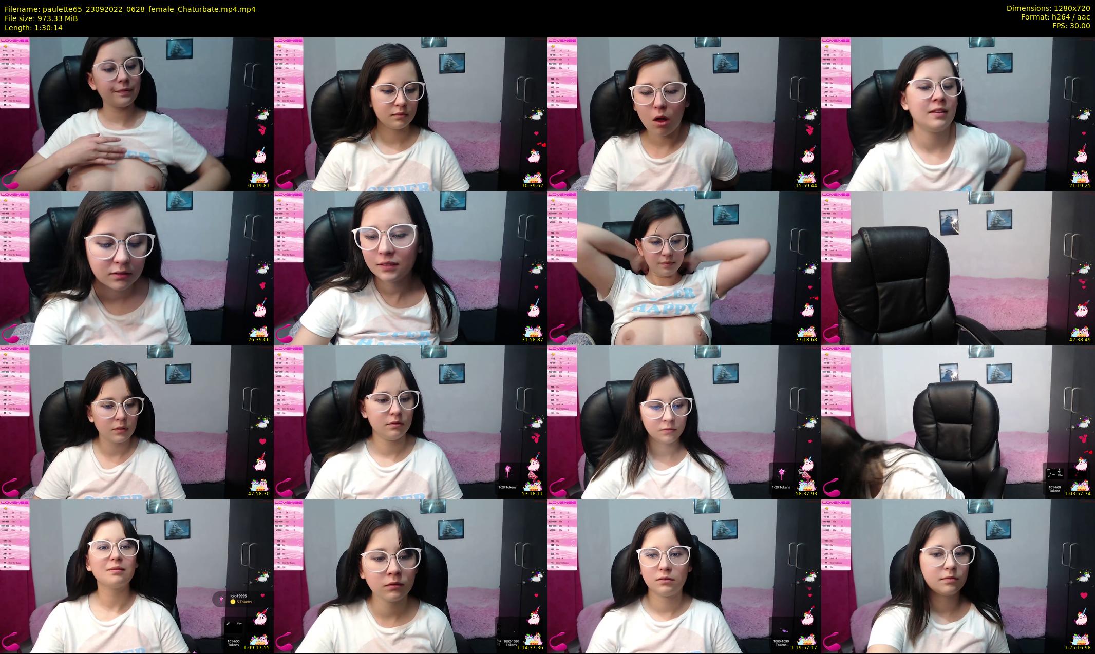 paulette65 — 91 minute Chaturbate female cam show recording, 720p, Sep 23, 2022