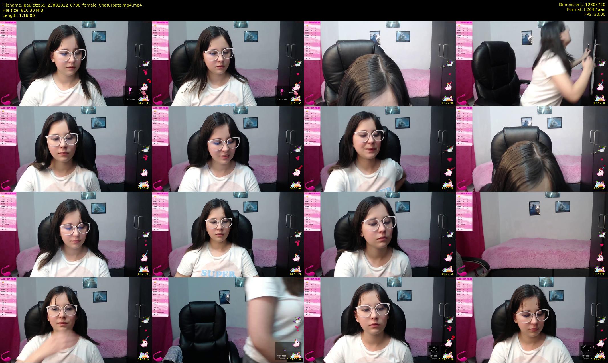 paulette65 — 76 minute Chaturbate female cam show recording, 720p, Sep 23, 2022