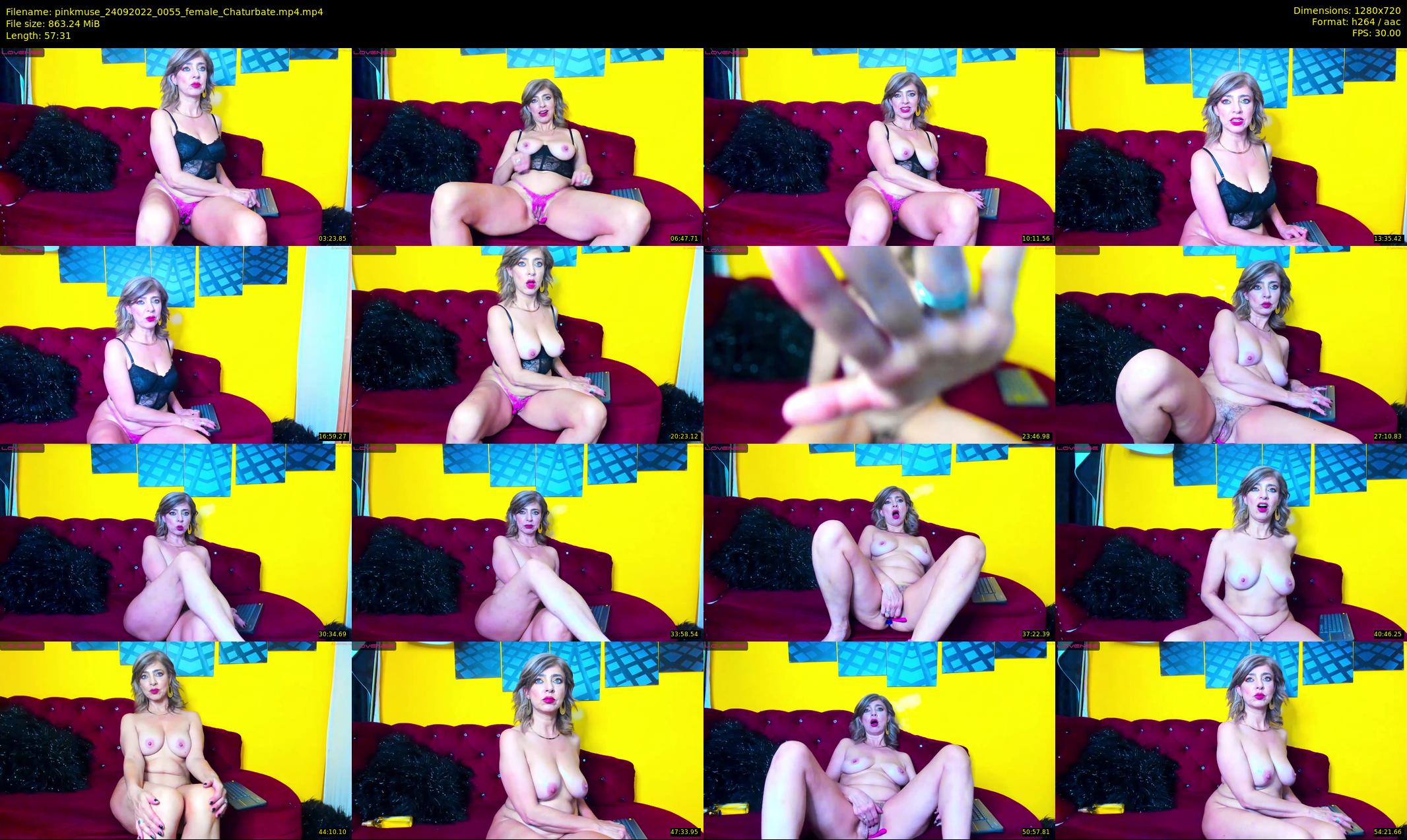 pinkmuse — 58 minute Chaturbate couple cam show recording, 720p, Sep 24, 2022