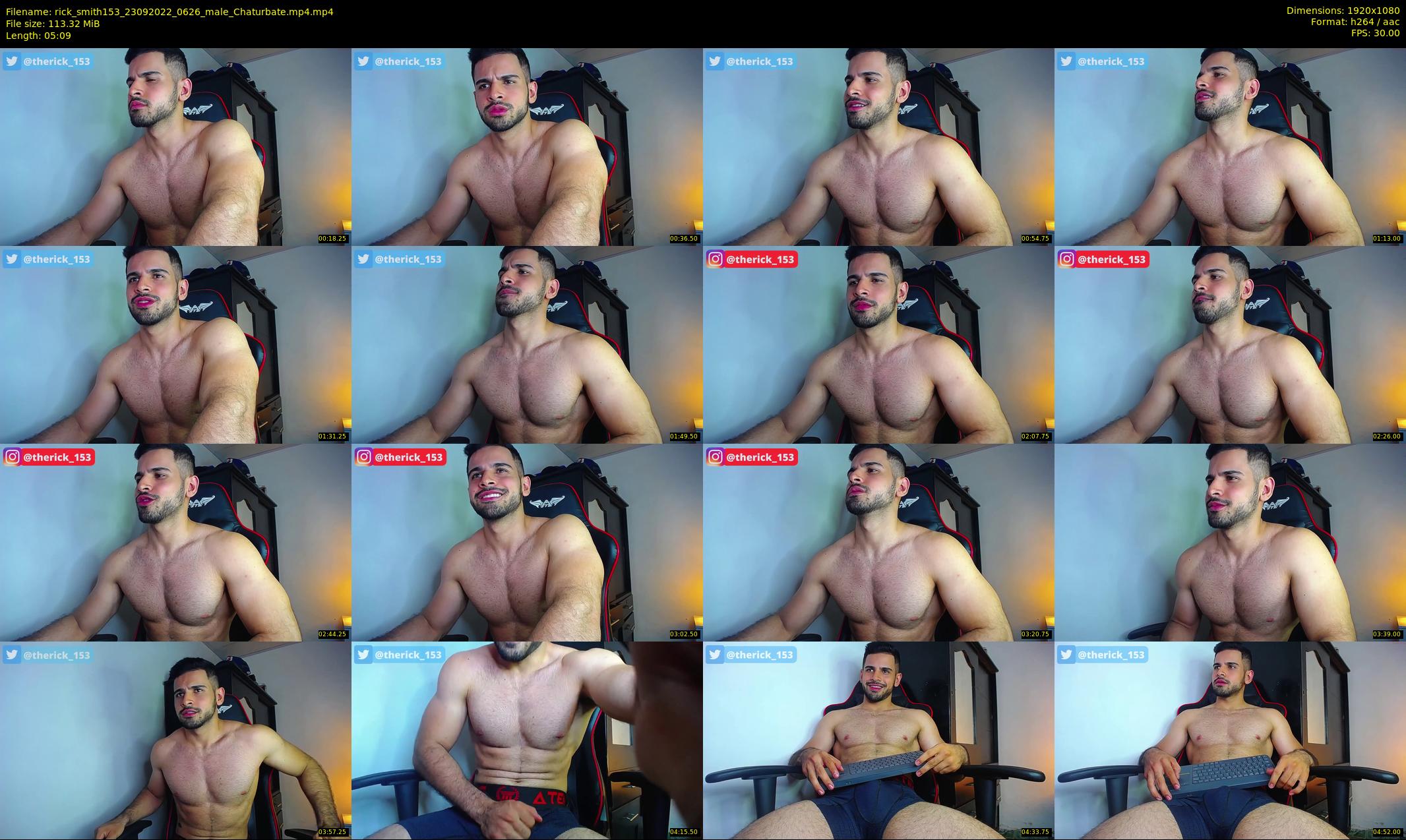 rick_smith153 — 6 minute Chaturbate male cam show recording, 1080p, Sep 23, 2022