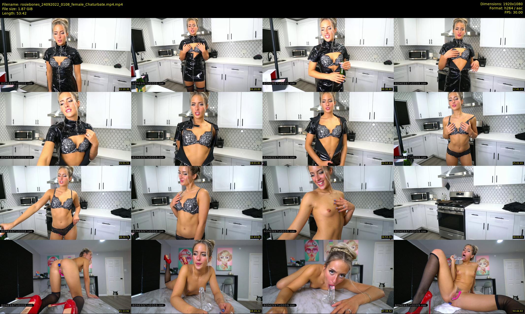 rosiebones — 54 minute Chaturbate female cam show recording, 1080p, Sep 24, 2022