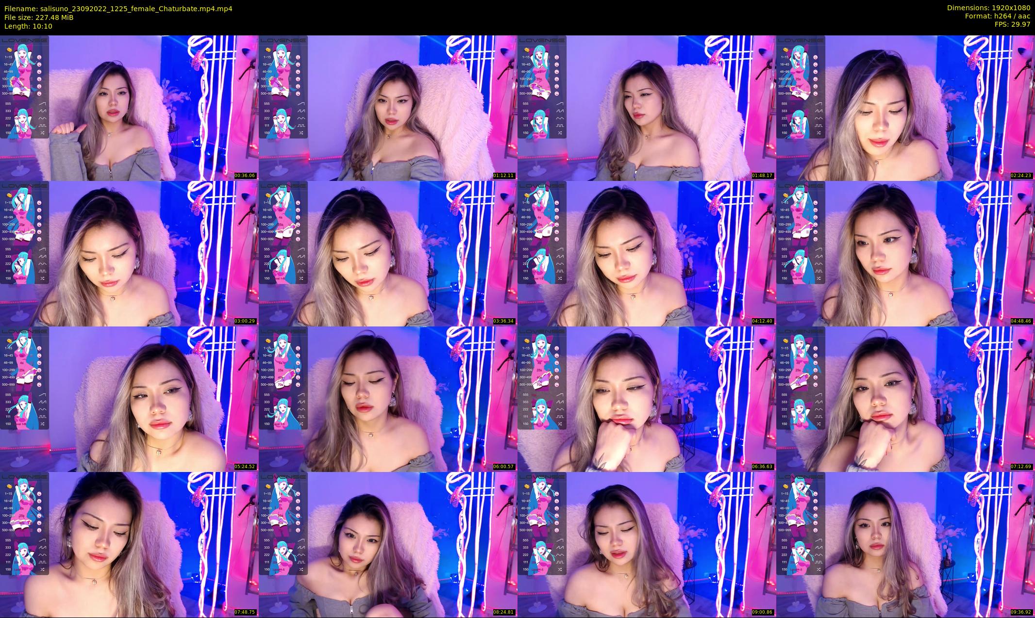 salisuno — 11 minute Chaturbate female cam show recording, 1080p, Sep 23, 2022