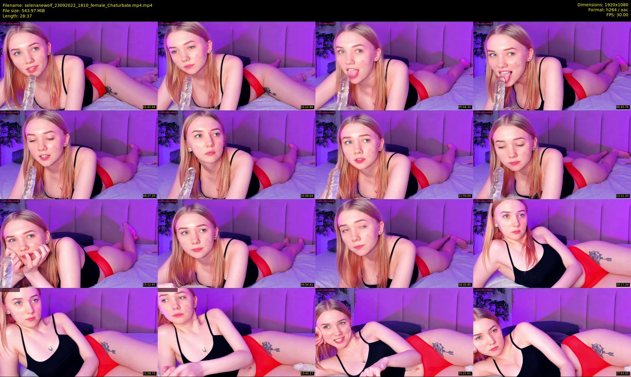 selenanewolf — 29 minute Chaturbate couple cam show recording, 1080p, Sep 23, 2022