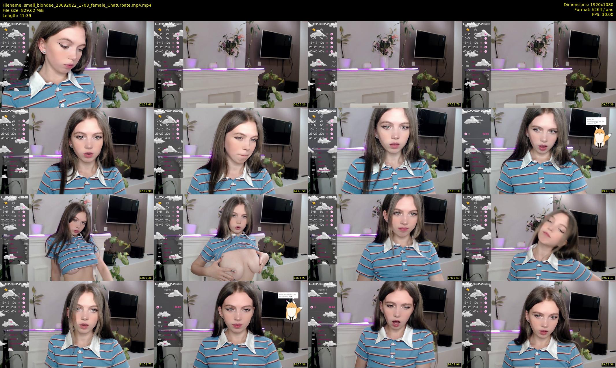 small_blondee — 42 minute Chaturbate female cam show recording, 1080p, Sep 23, 2022