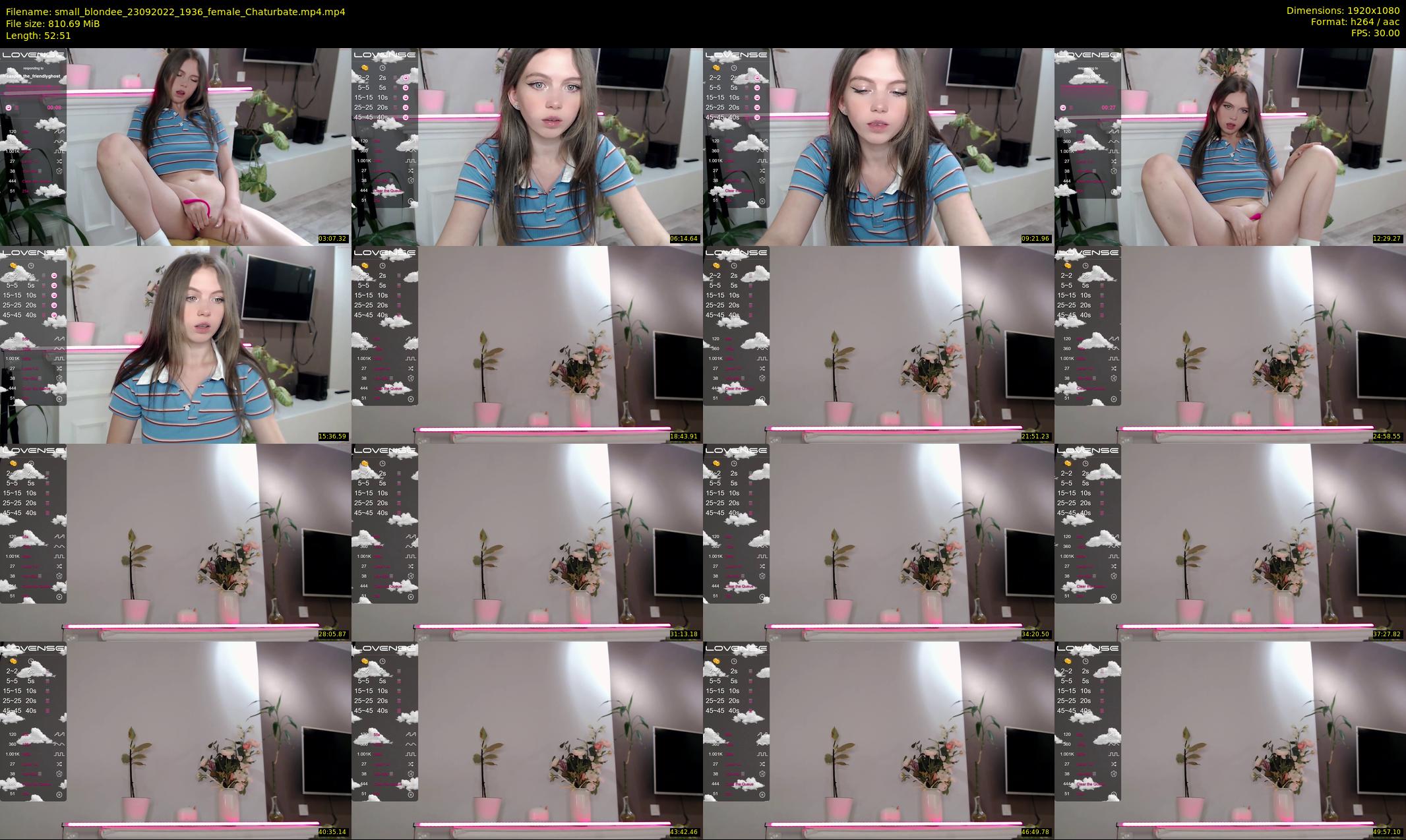 small_blondee — 53 minute Chaturbate female cam show recording, 1080p, Sep 23, 2022