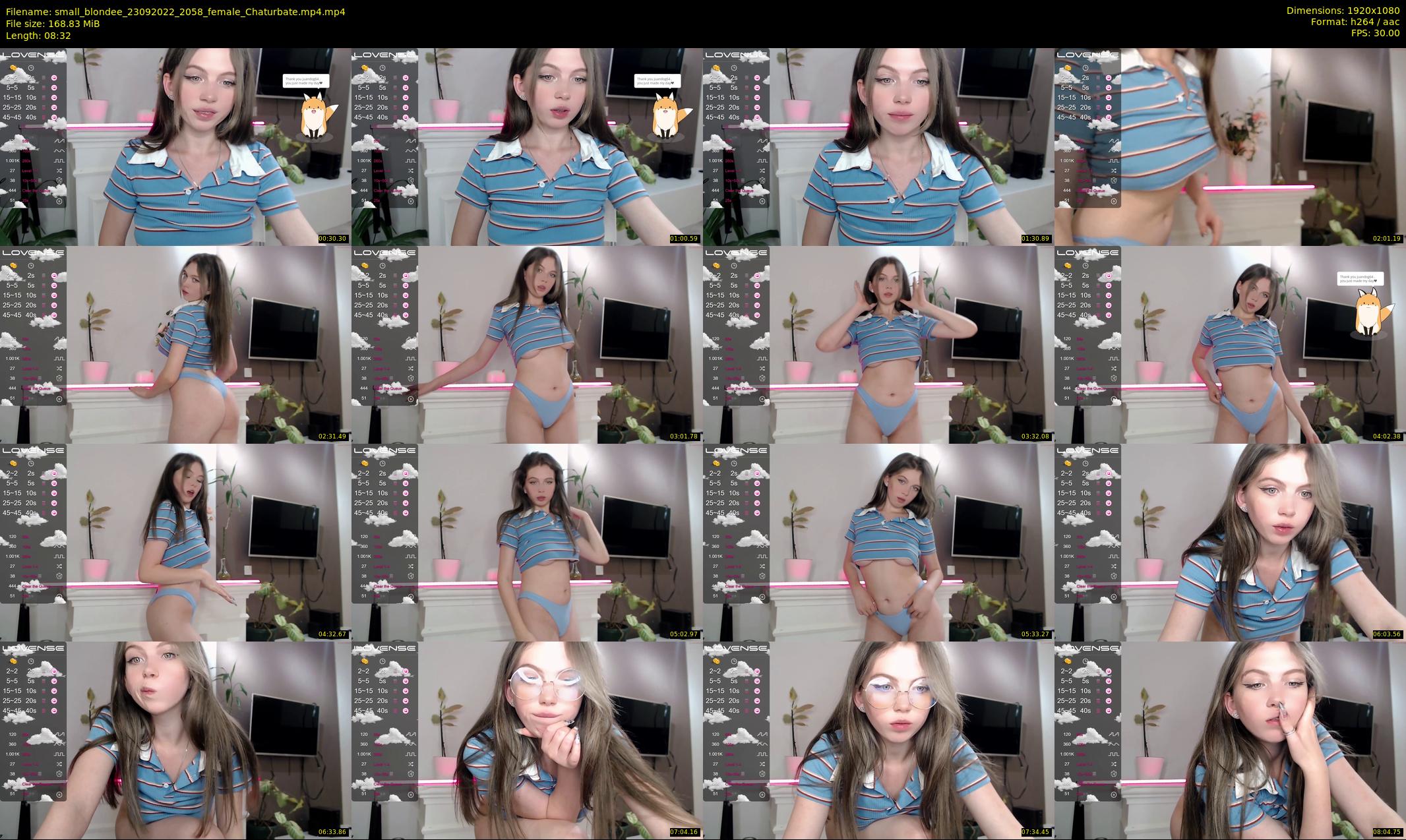 small_blondee — 9 minute Chaturbate female cam show recording, 1080p, Sep 23, 2022