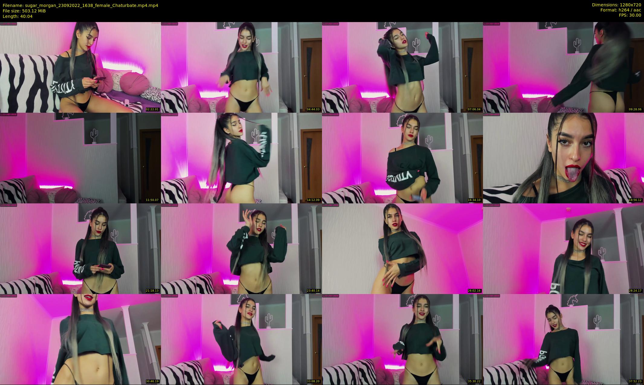 sugar_morgan — 41 minute Chaturbate female cam show recording, 720p, Sep 23, 2022