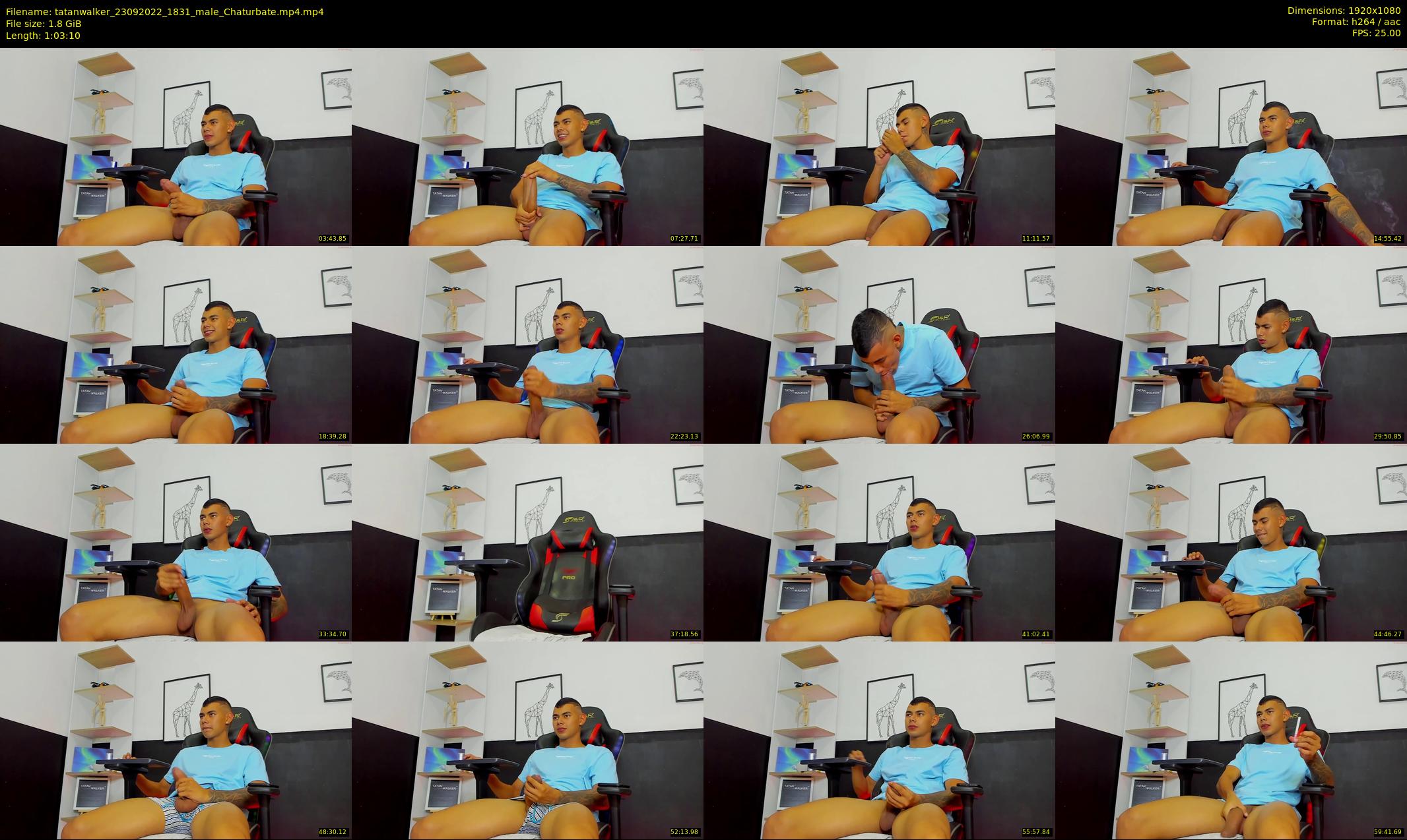 tatanwalker — 64 minute Chaturbate male cam show recording, 1080p, Sep 23, 2022