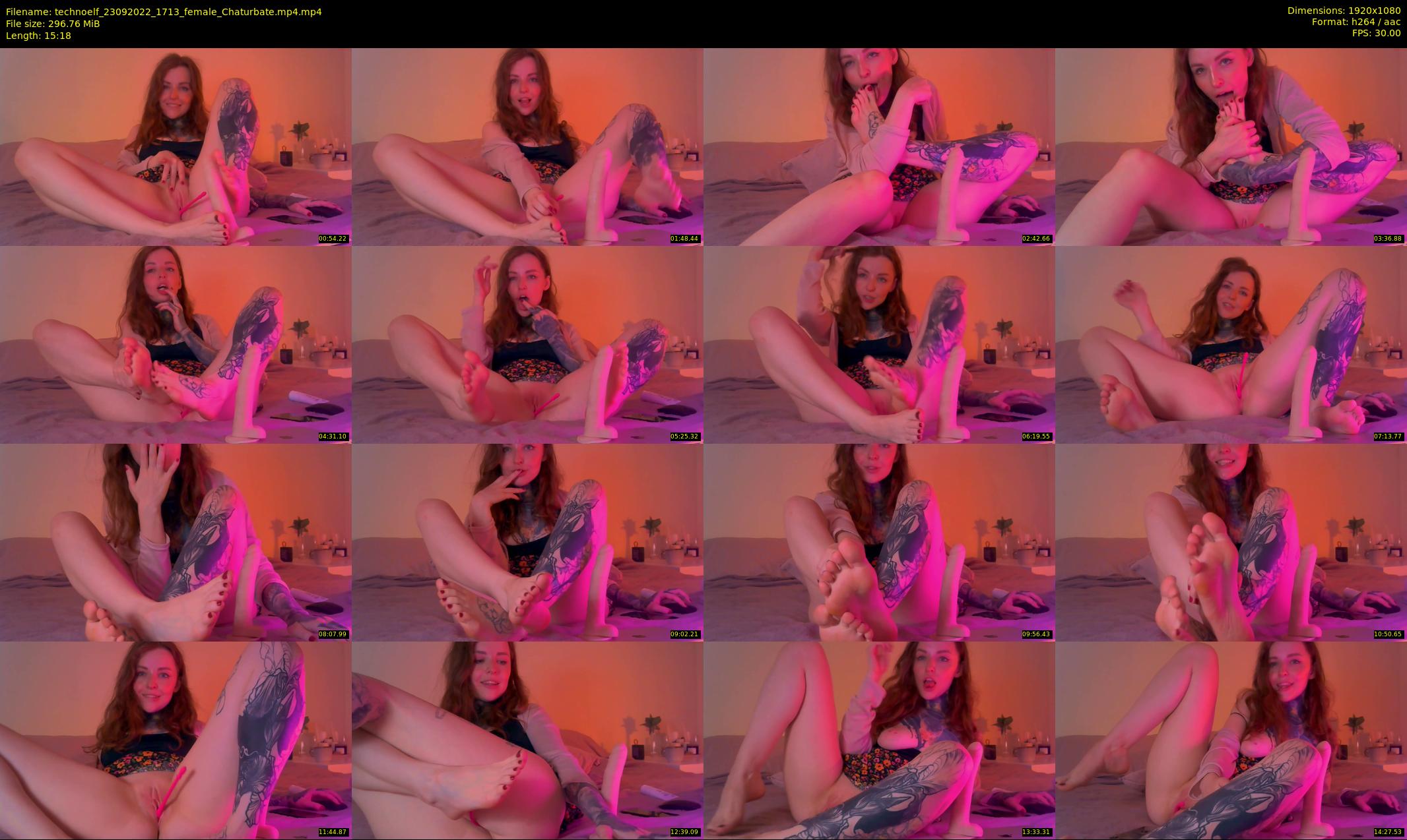 technoelf — 16 minute Chaturbate female cam show recording, 1080p, Sep 23, 2022