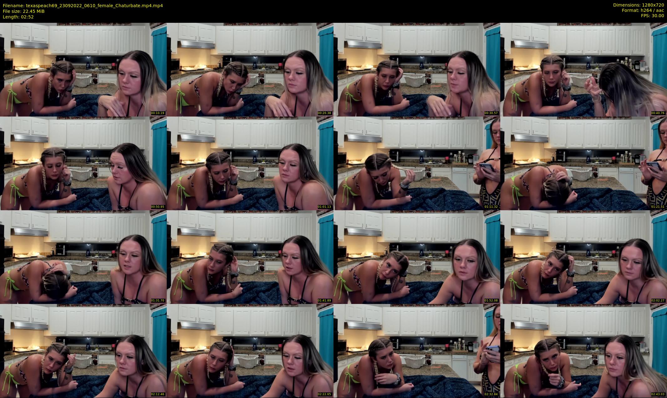 texaspeach69 — 3 minute Chaturbate female cam show recording, 720p, Sep 23, 2022