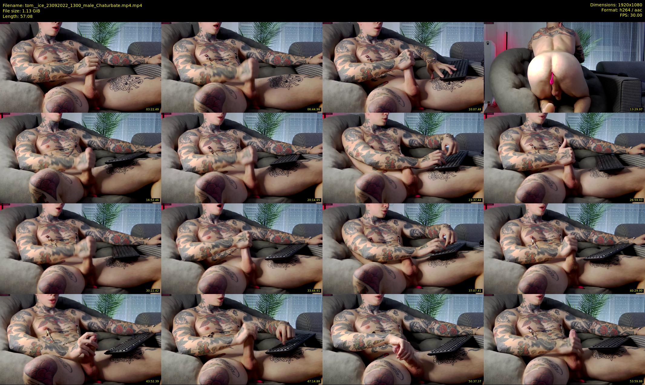 tom__ice — 58 minute Chaturbate male cam show recording, 1080p, Sep 23, 2022