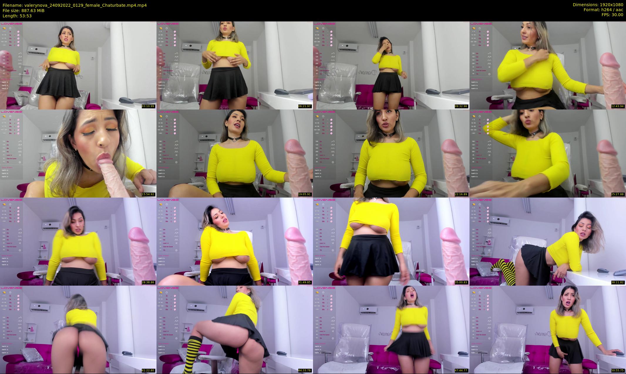 valerynova — 54 minute Chaturbate female cam show recording, 1080p, Sep 24, 2022