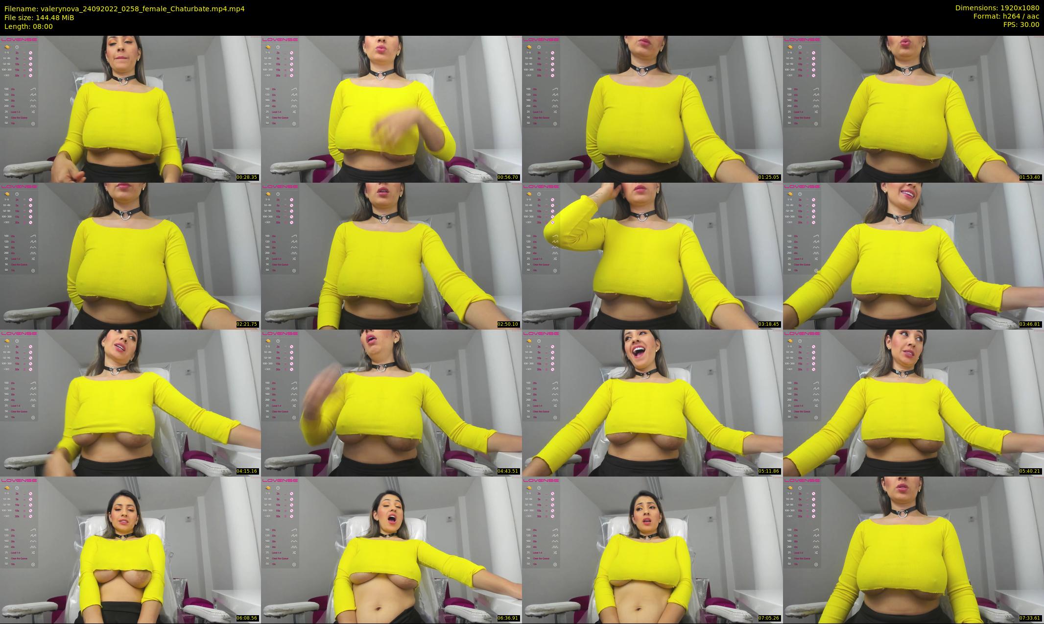 valerynova — 8 minute Chaturbate female cam show recording, 1080p, Sep 24, 2022