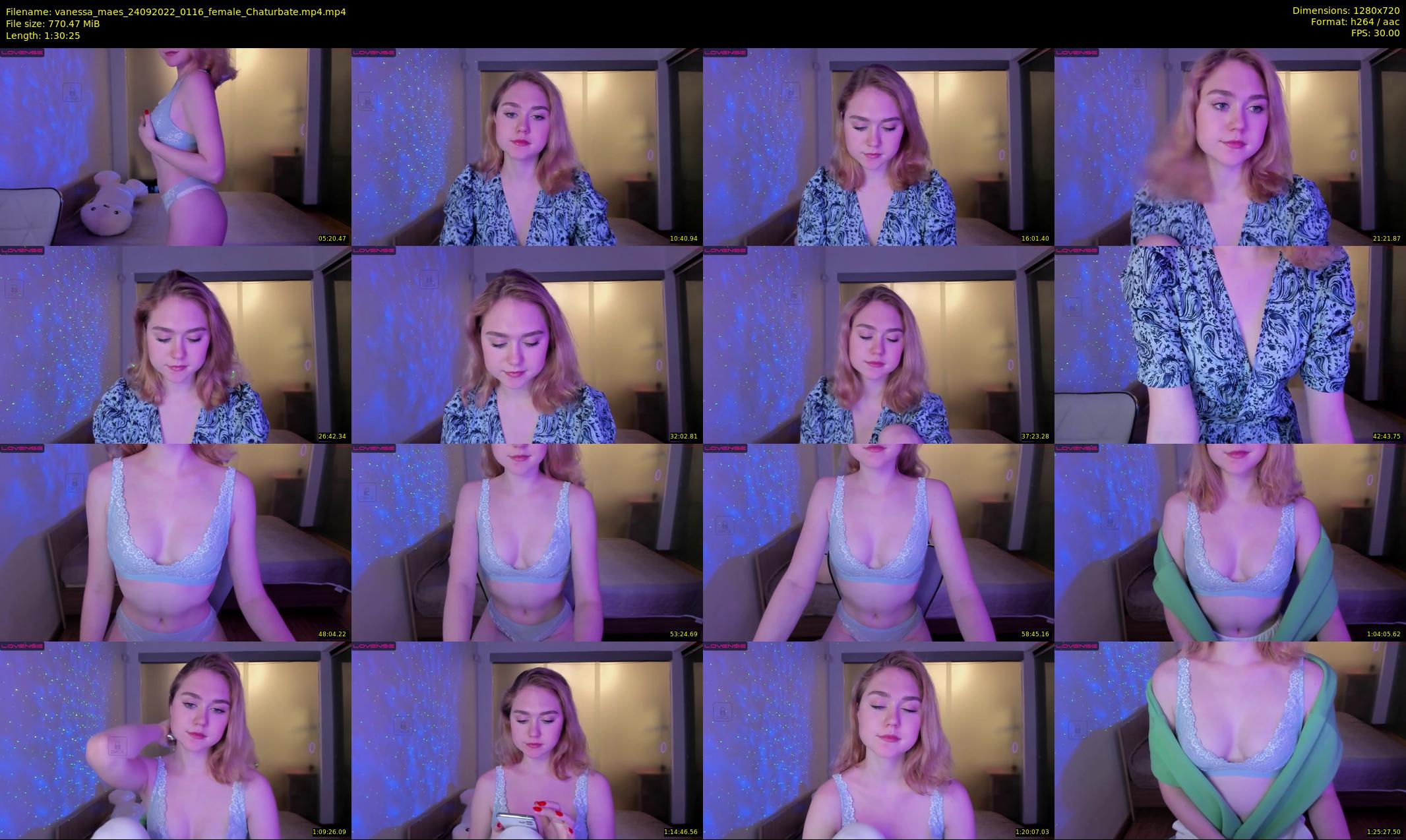 vanessa_maes — 91 minute Chaturbate female cam show recording, 720p, Sep 24, 2022