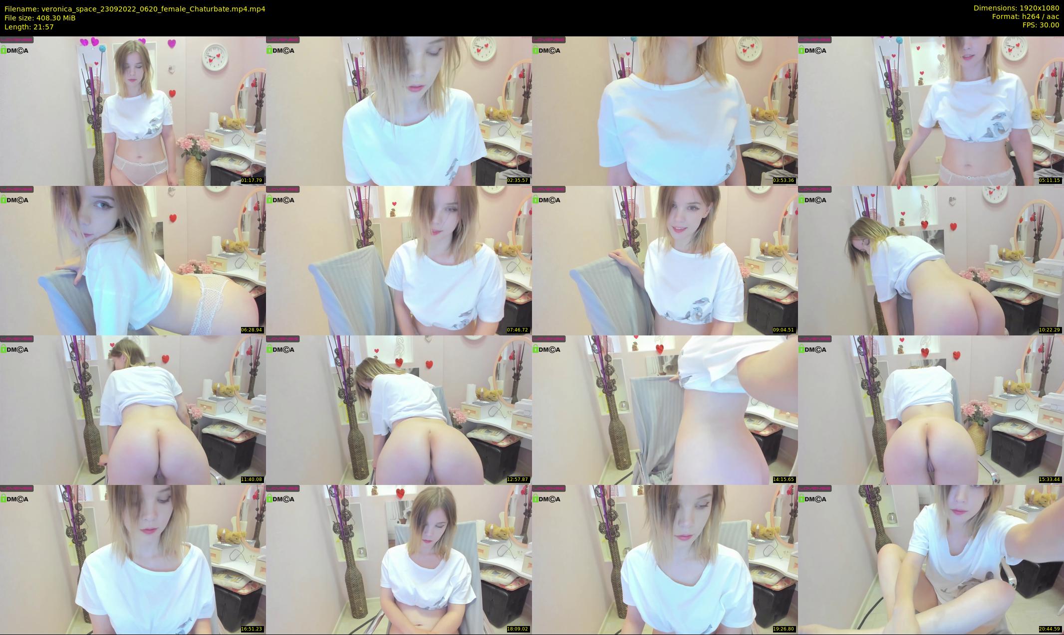 veronica_space — 22 minute Chaturbate female cam show recording, 1080p, Sep 23, 2022