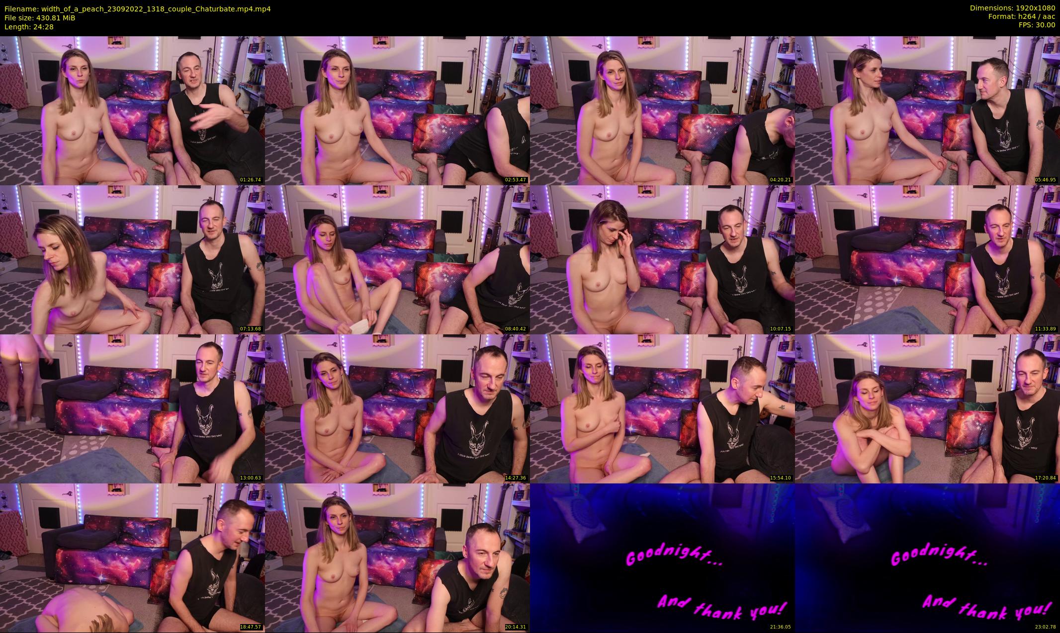 width_of_a_peach — 25 minute Chaturbate couple cam show recording, 1080p, Sep 23, 2022