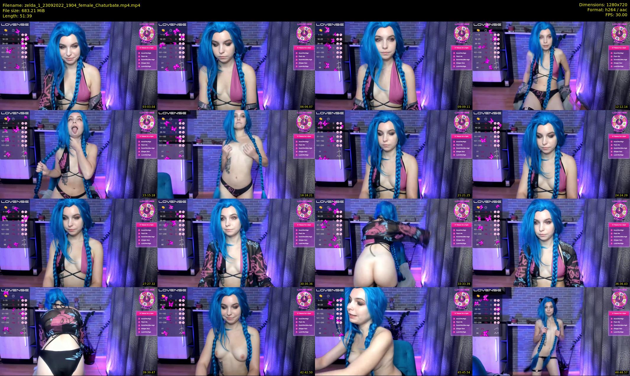 zelda_1 — 52 minute Chaturbate female cam show recording, 720p, Sep 23, 2022