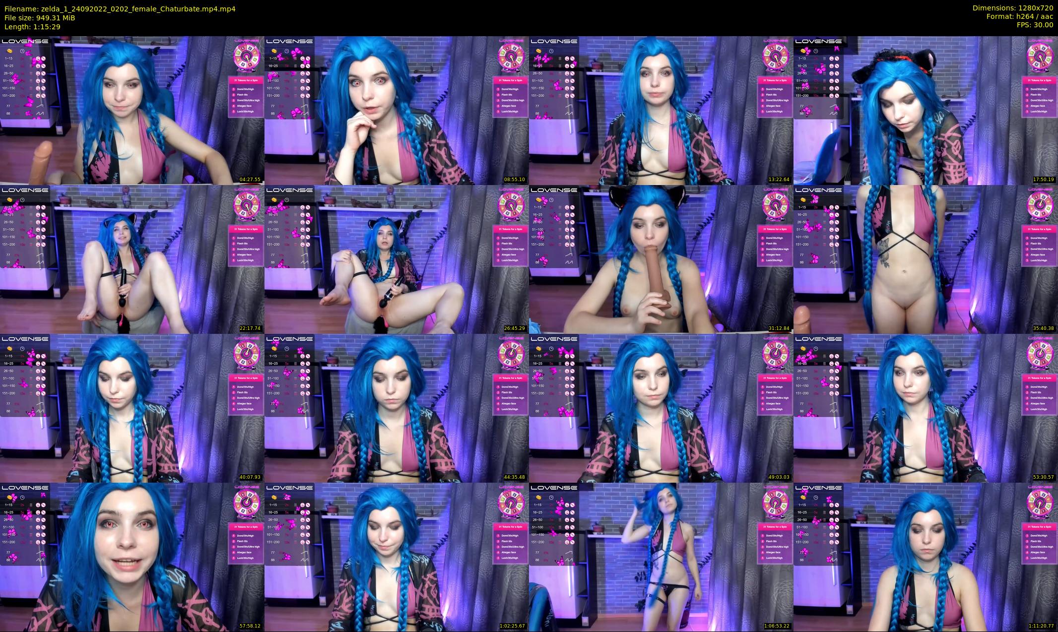 zelda_1 — 76 minute Chaturbate female cam show recording, 720p, Sep 24, 2022