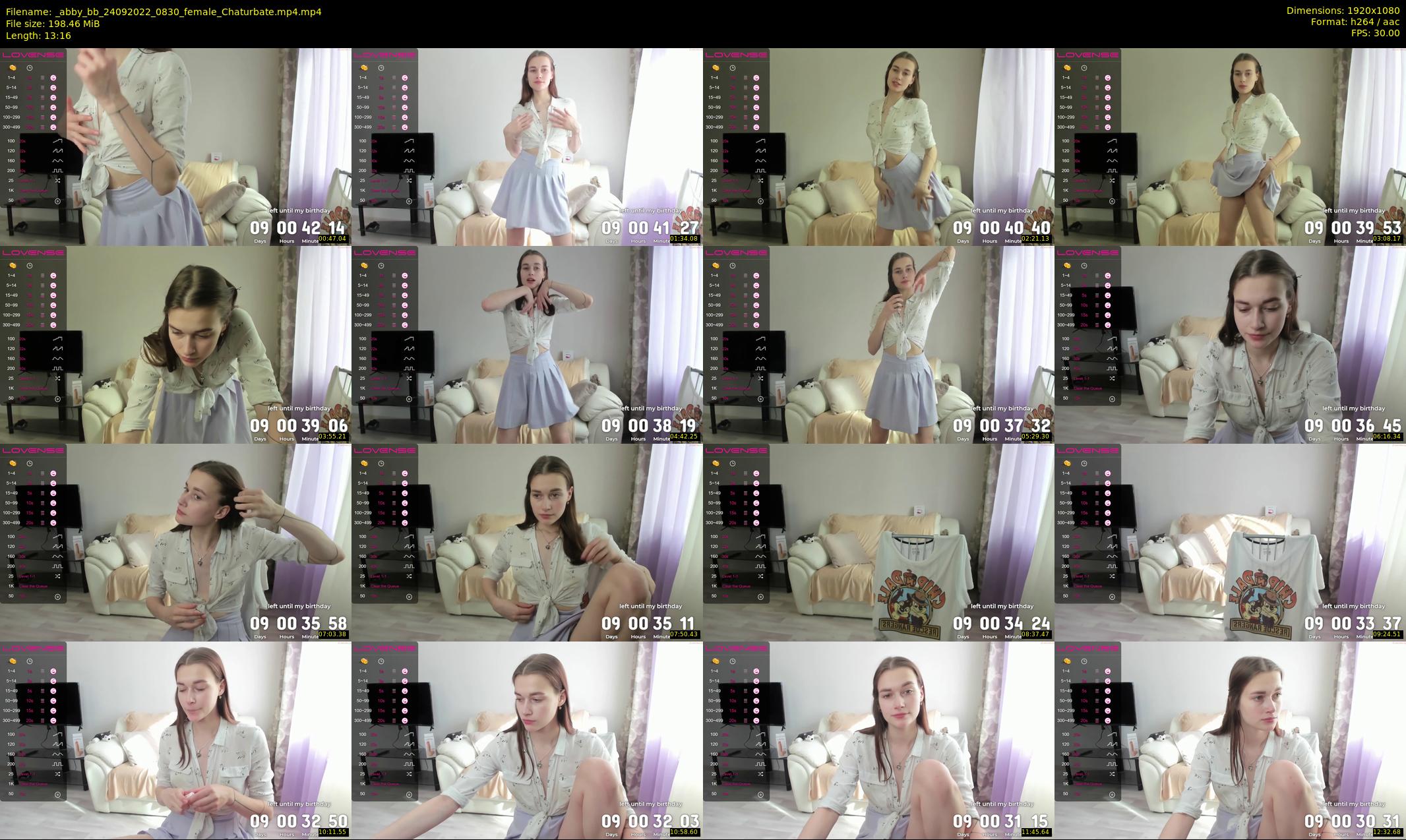 _abby_bb — 14 minute Chaturbate female cam show recording, 1080p, Sep 24, 2022