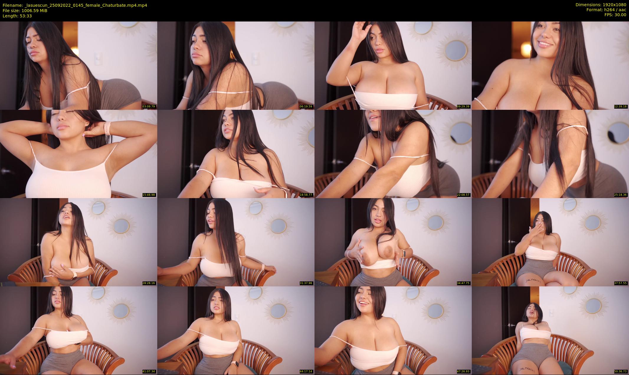 _lasuescun — 54 minute Chaturbate female cam show recording, 1080p, Sep 25, 2022