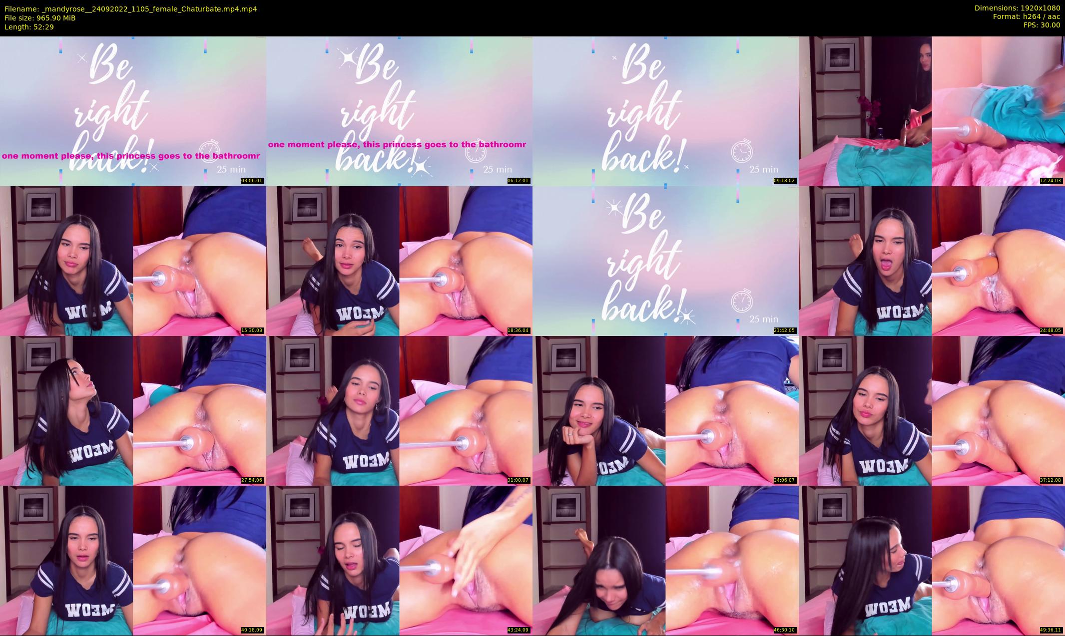 _mandyrose_ — 53 minute Chaturbate female cam show recording, 1080p, Sep 24, 2022