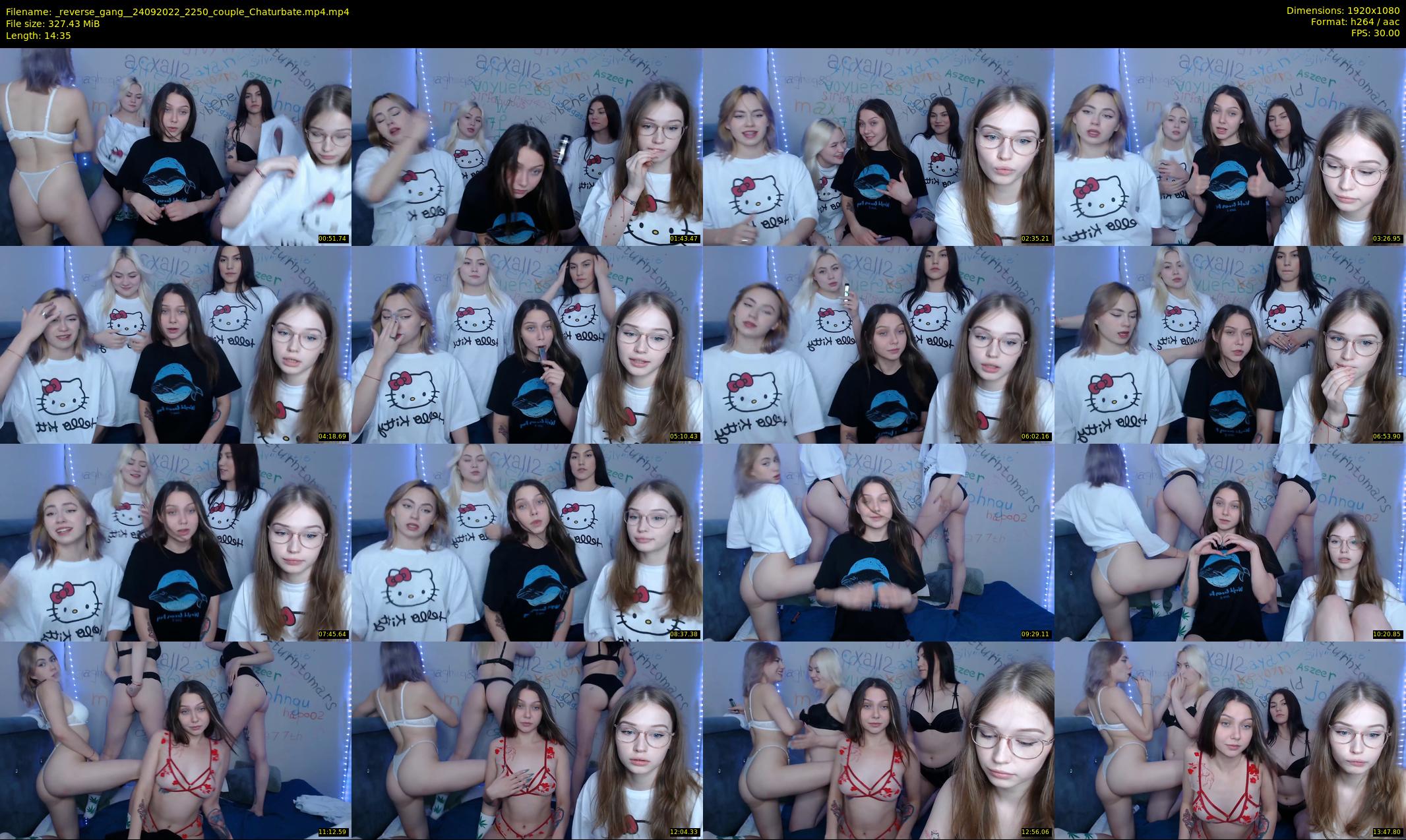 _reverse_gang_ — 15 minute Chaturbate couple cam show recording, 1080p, Sep 24, 2022