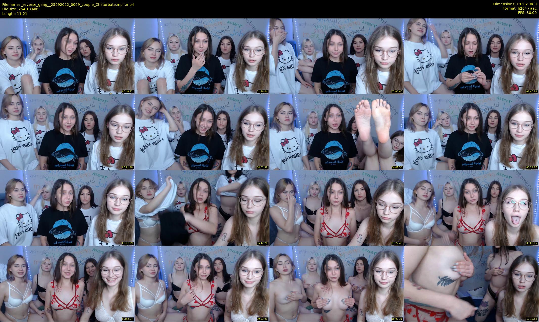 _reverse_gang_ — 12 minute Chaturbate couple cam show recording, 1080p, Sep 25, 2022