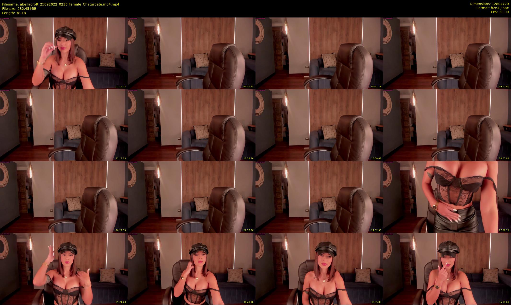 abellacroft — 39 minute Chaturbate female cam show recording, 720p, Sep 25, 2022