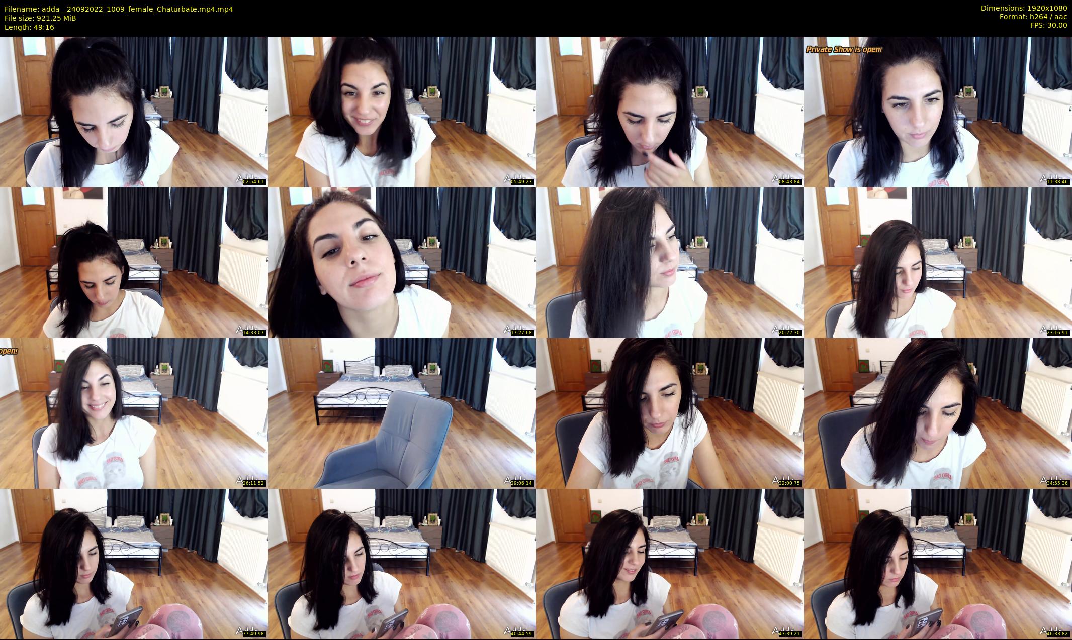 adda_ — 50 minute Chaturbate female cam show recording, 1080p, Sep 24, 2022