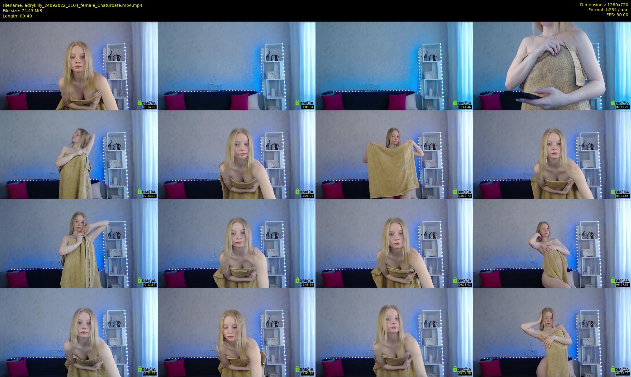 adrykilly — 10 minute Chaturbate female cam show recording, 720p, Sep 24, 2022