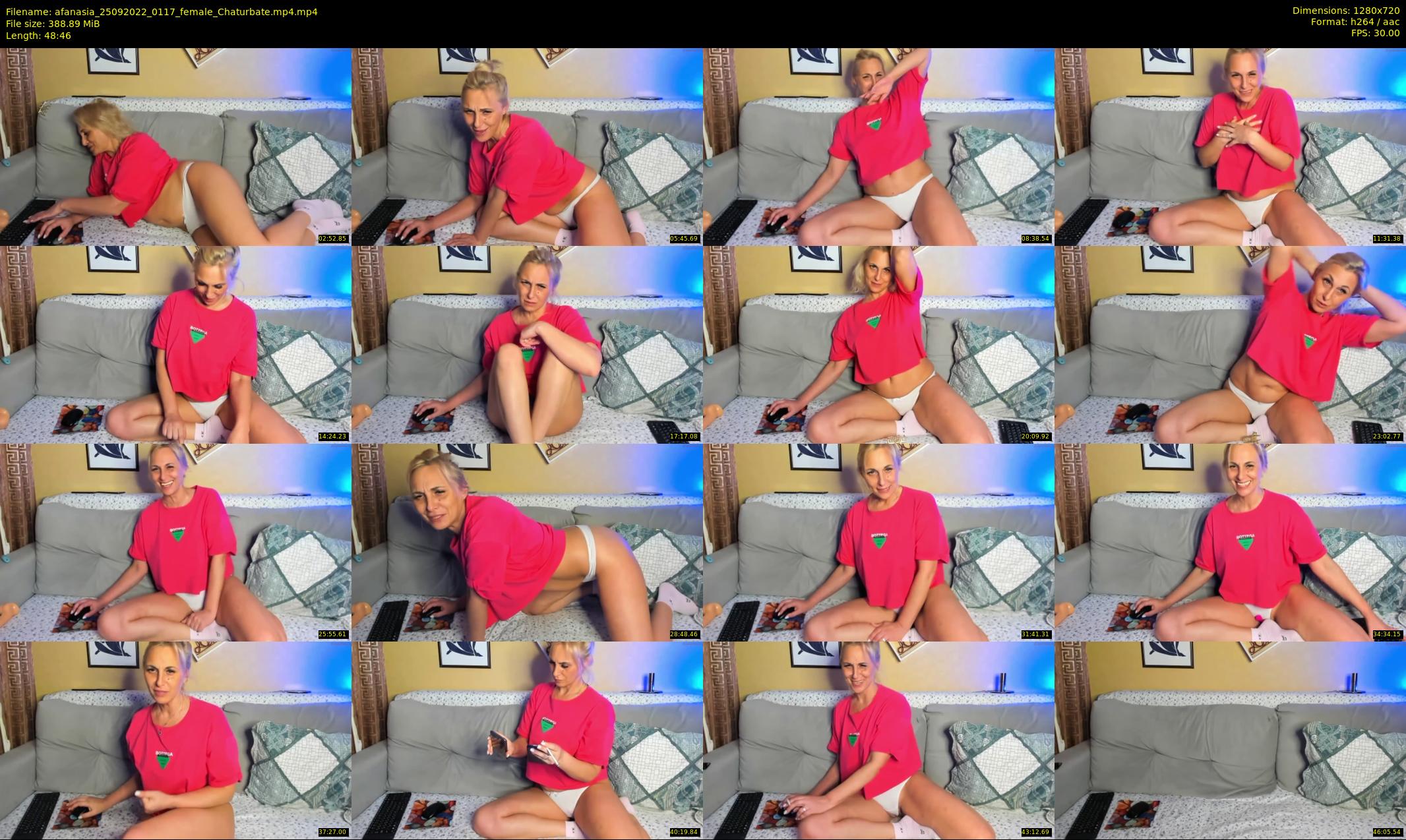 afanasia — 49 minute Chaturbate female cam show recording, 720p, Sep 25, 2022