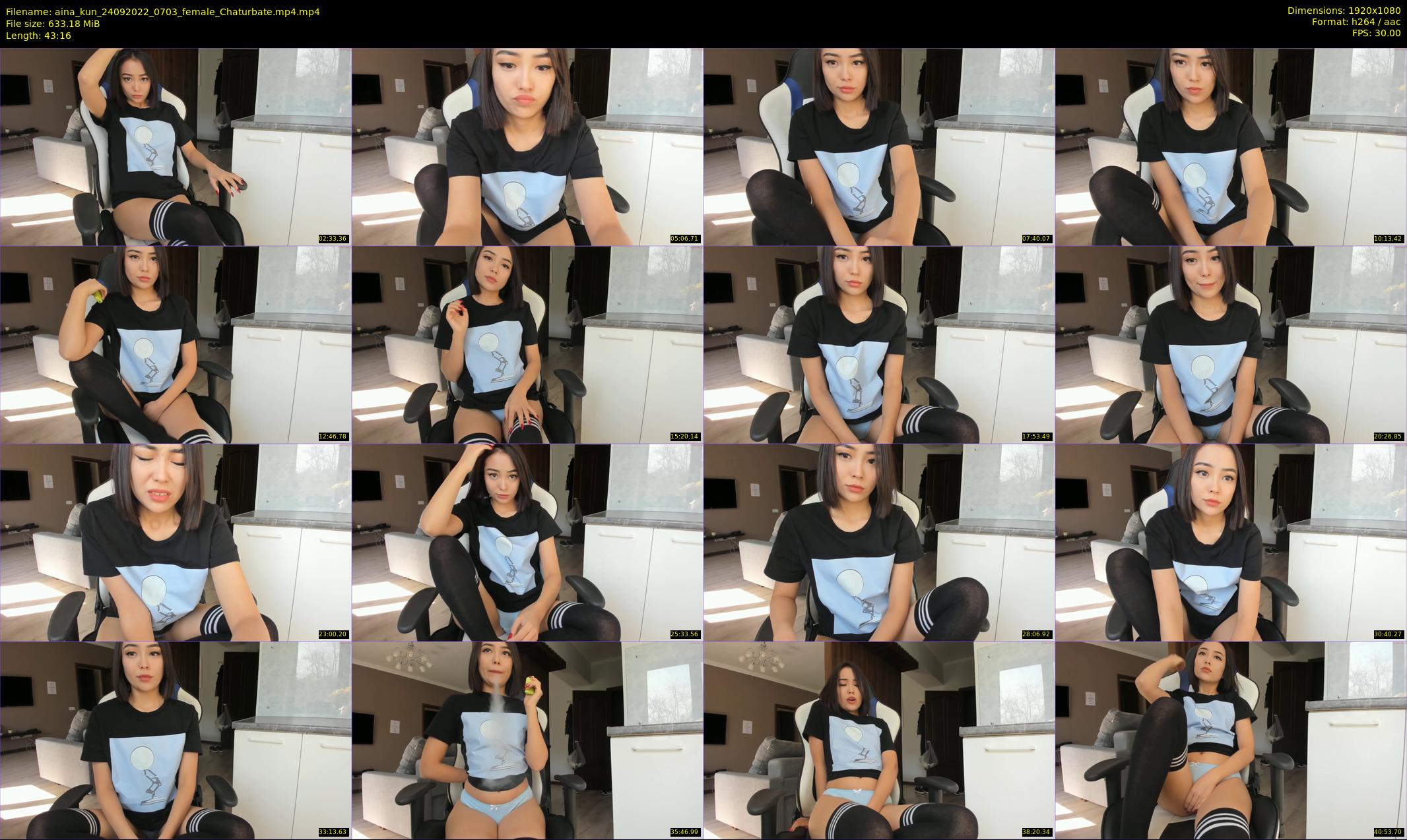 aina_kun — 44 minute Chaturbate female cam show recording, 1080p, Sep 24, 2022