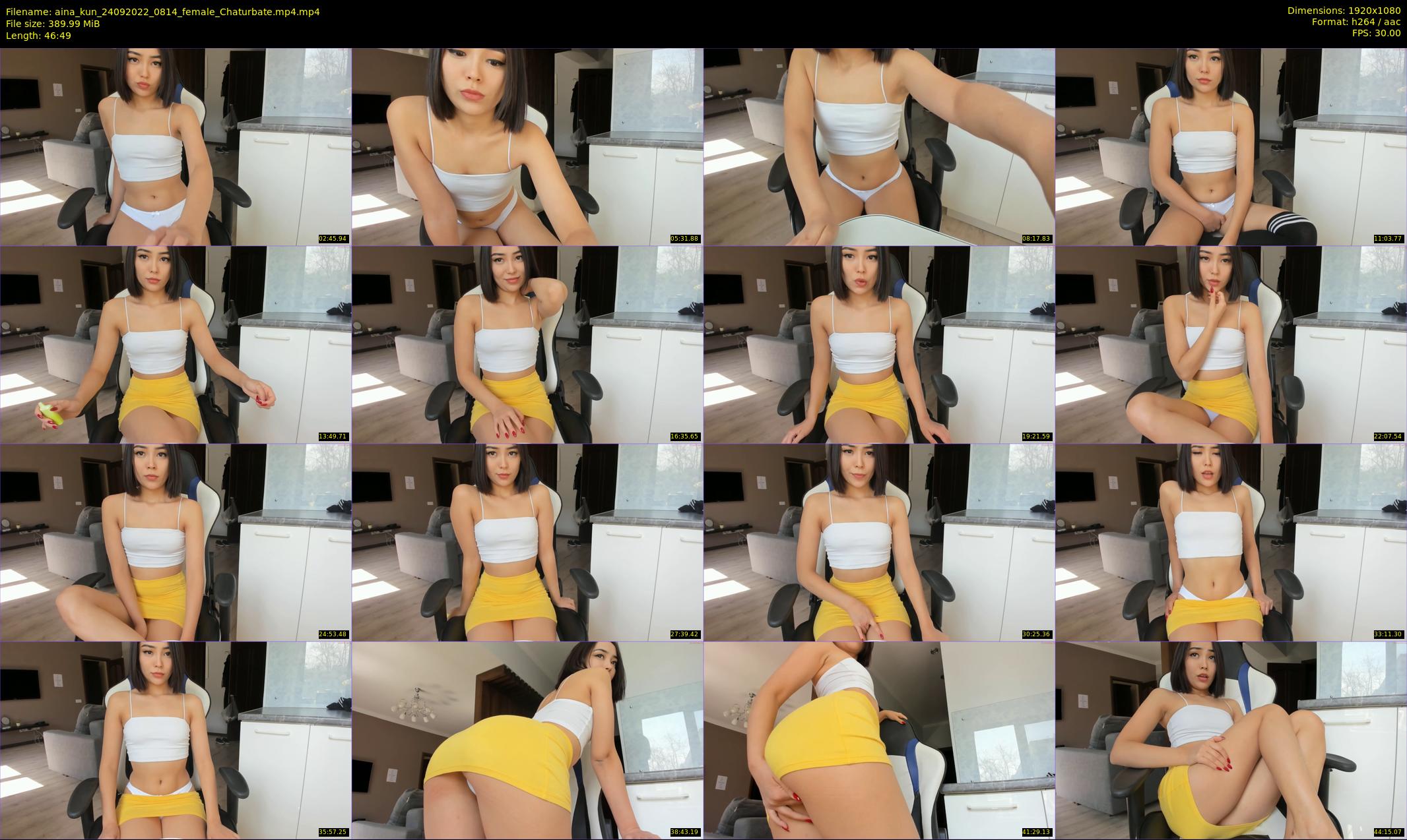 aina_kun — 47 minute Chaturbate female cam show recording, 1080p, Sep 24, 2022