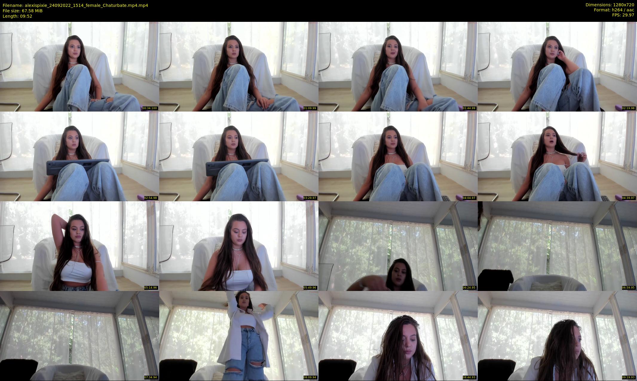 alexispixie — 10 minute Chaturbate female cam show recording, 720p, Sep 24, 2022