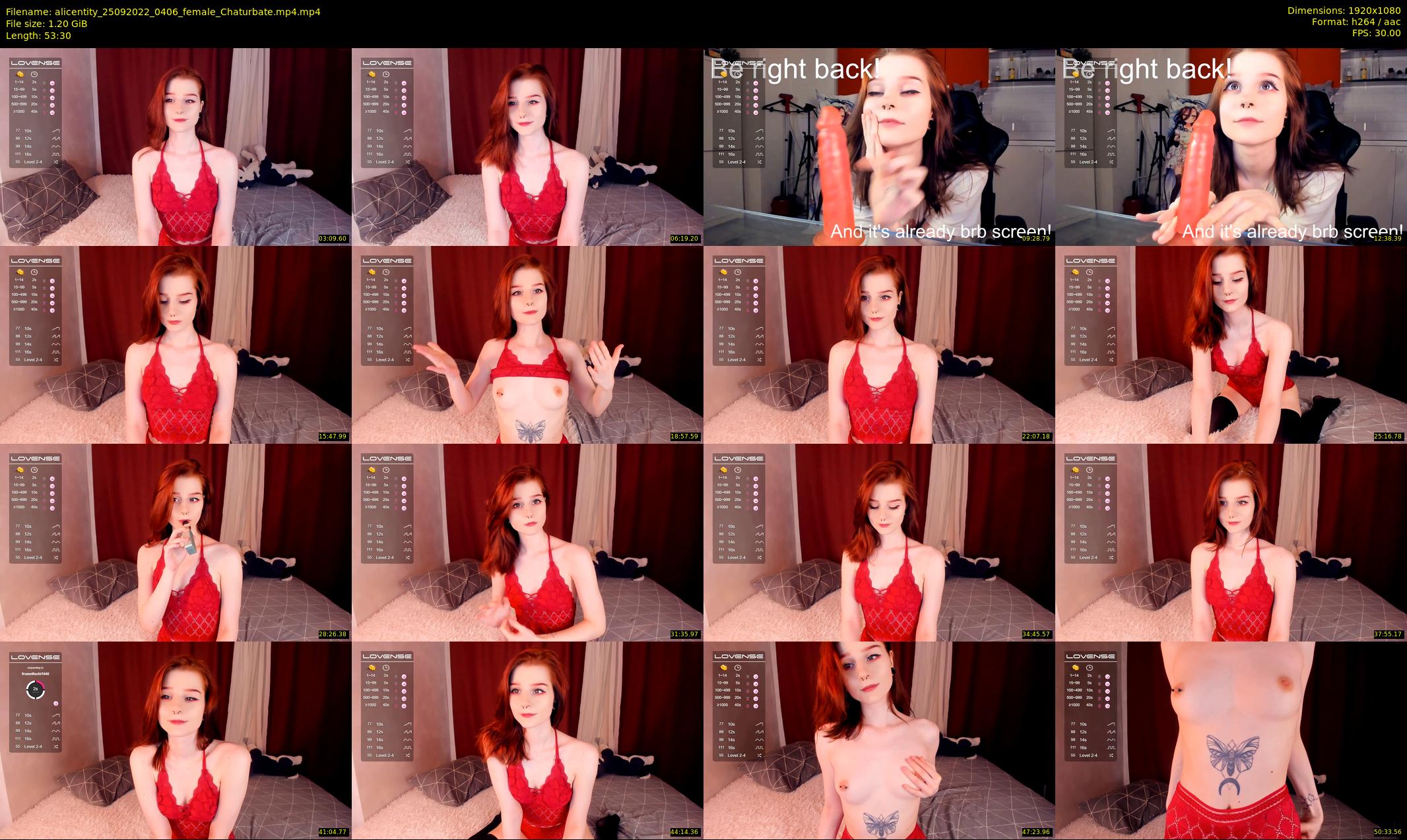 alicentity — 54 minute Chaturbate female cam show recording, 1080p, Sep 25, 2022