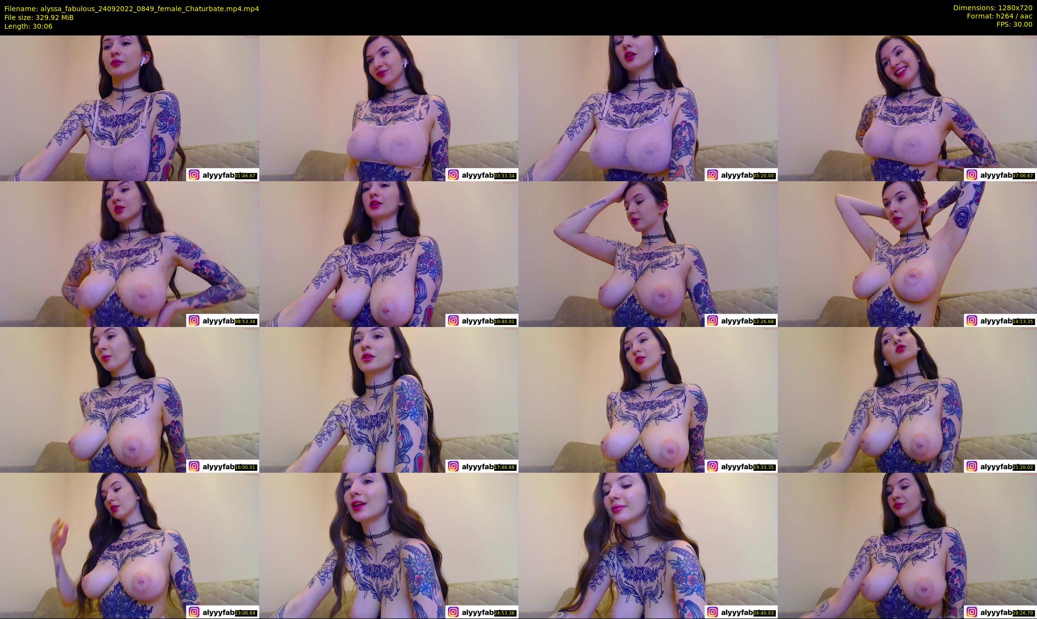 alyssa_fabulous — 31 minute Chaturbate female cam show recording, 720p, Sep 24, 2022
