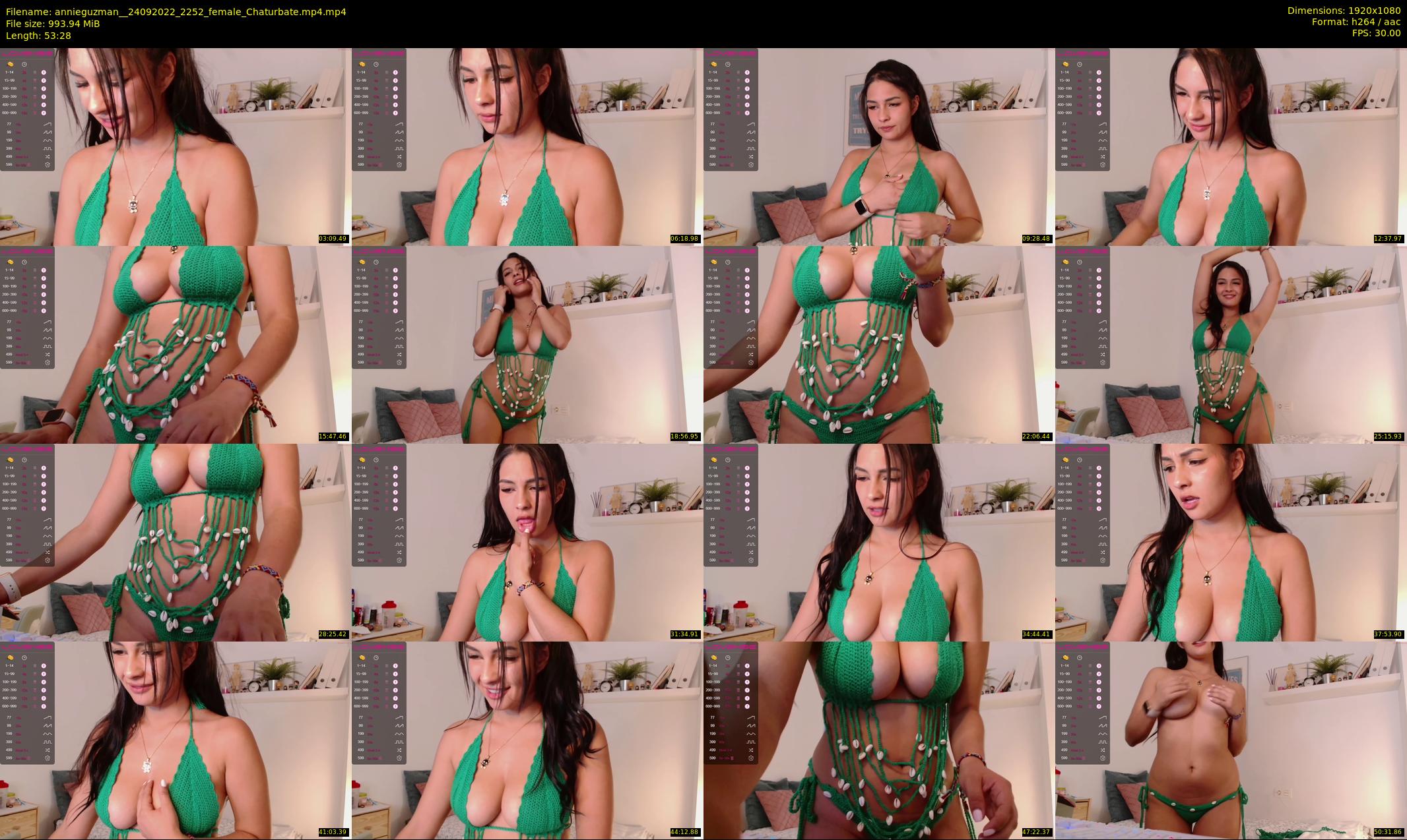 annieguzman_ — 54 minute Chaturbate female cam show recording, 1080p, Sep 24, 2022