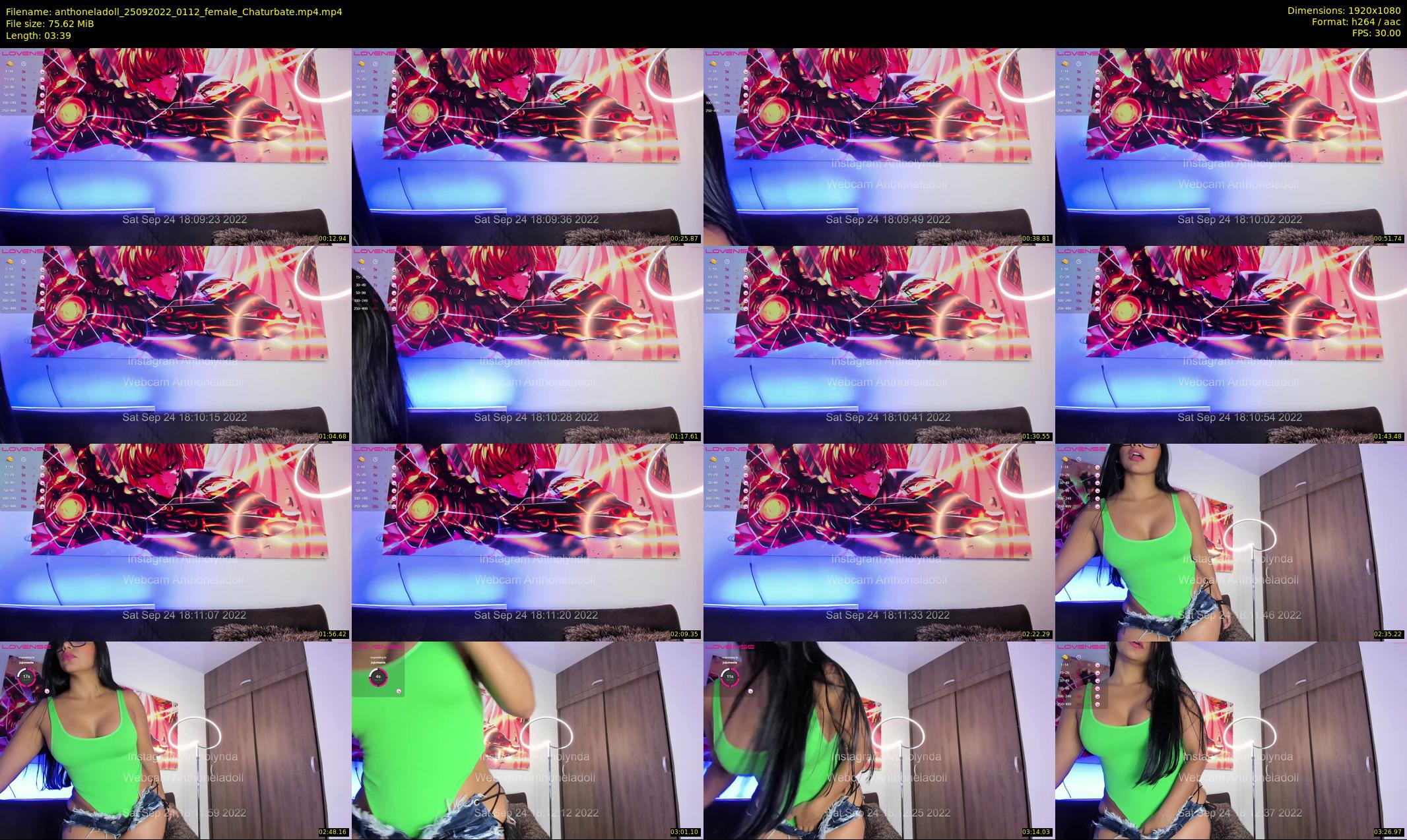 anthoneladoll — 4 minute Chaturbate female cam show recording, 1080p, Sep 25, 2022