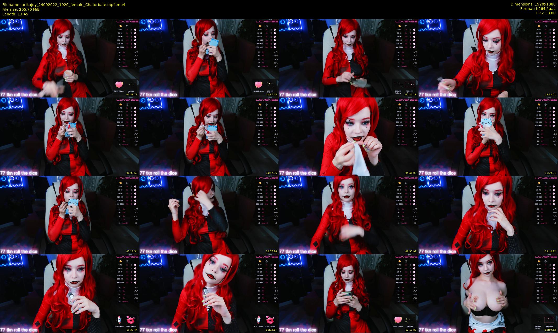 arikajoy — 14 minute Chaturbate female cam show recording, 1080p, Sep 24, 2022